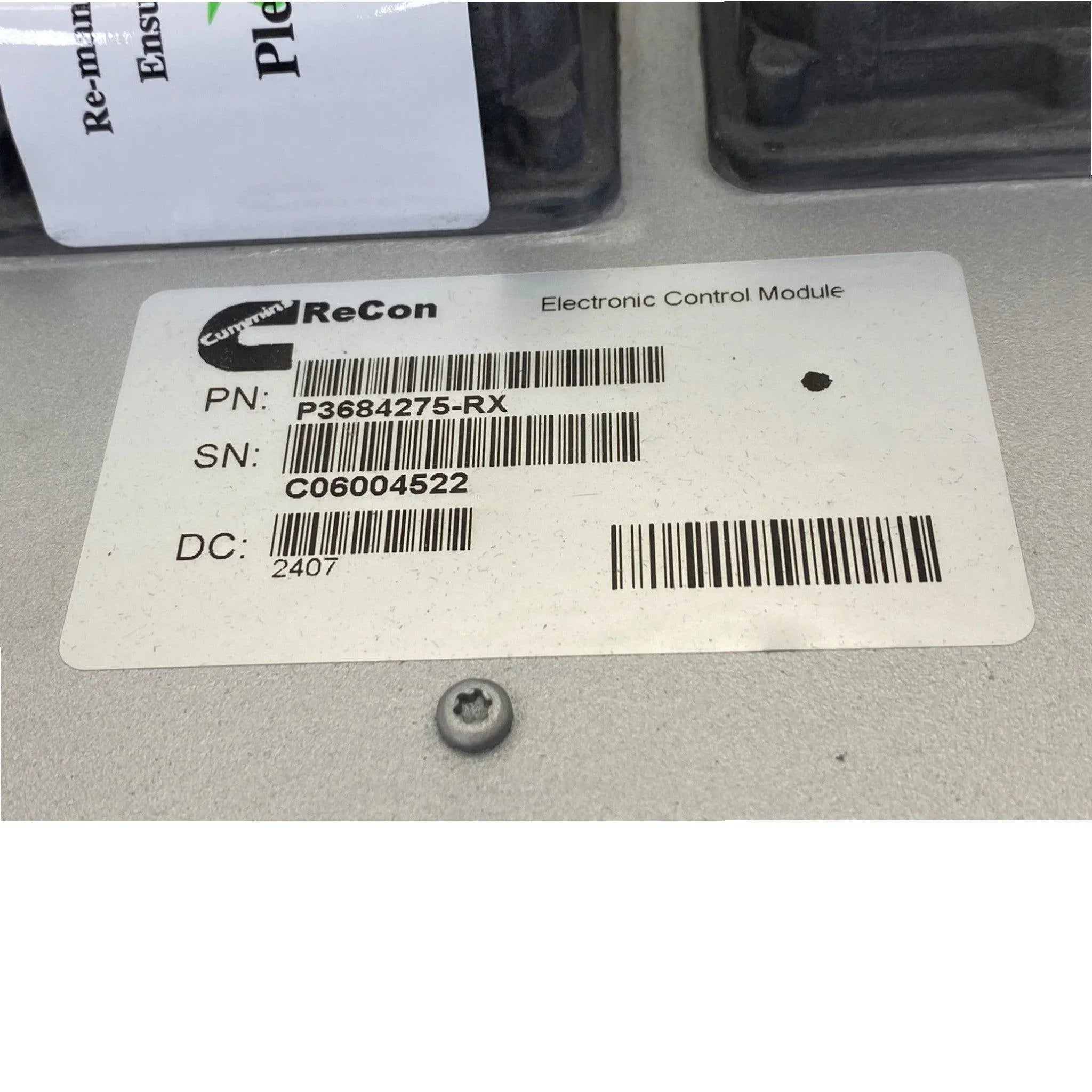 3684276 Genuine Cummins Electronic Control Module For Isx