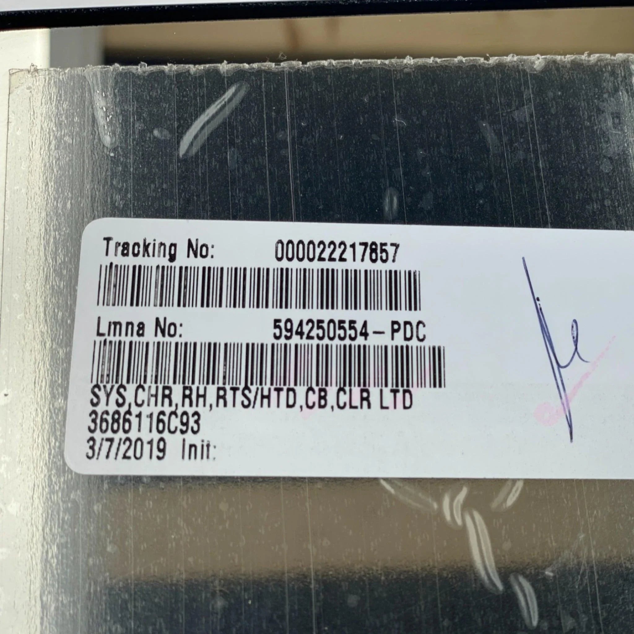 3686116C93 Oem International Mirror Rear View Rh