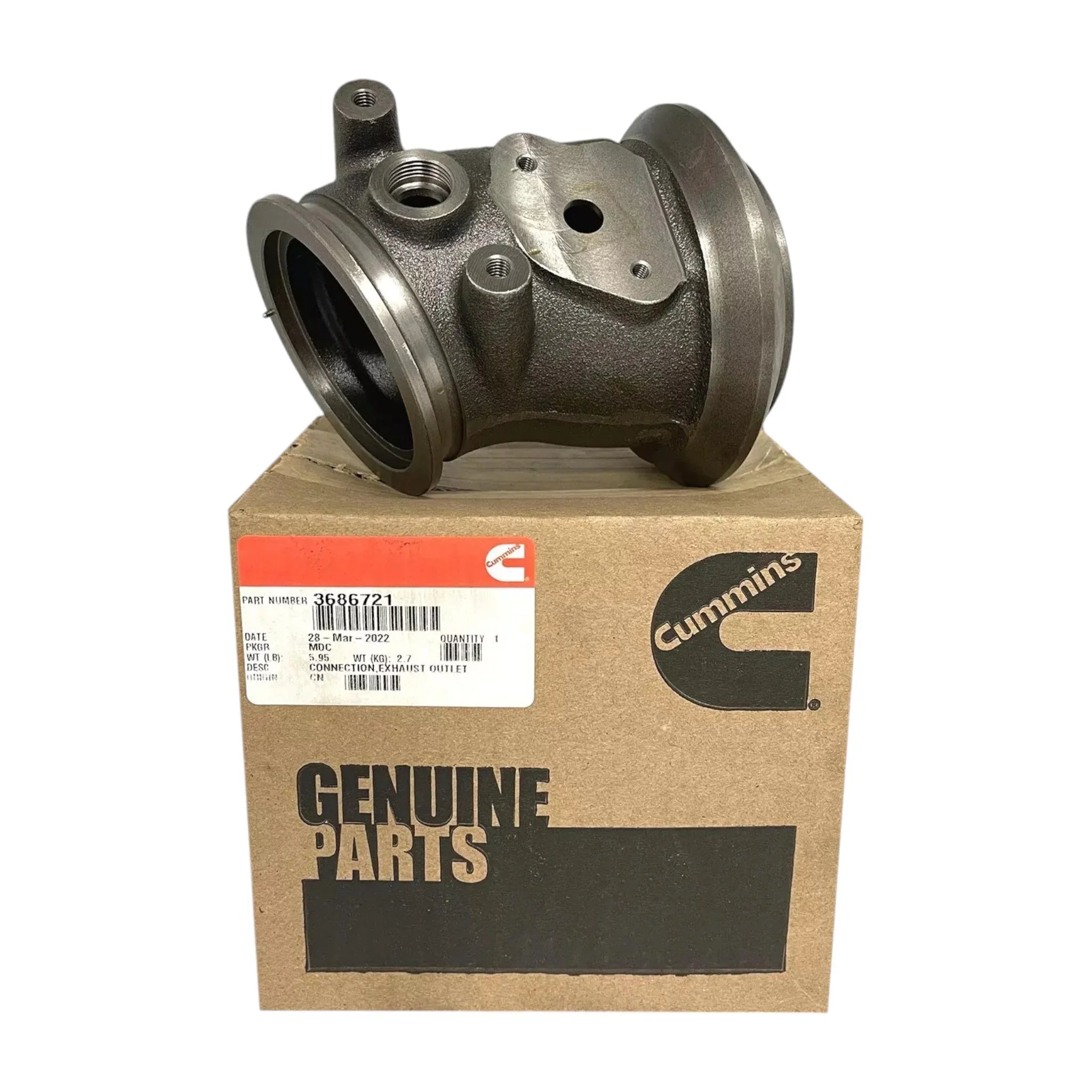 3686721 Genuine Cummins Exhaust Outlet Connection
