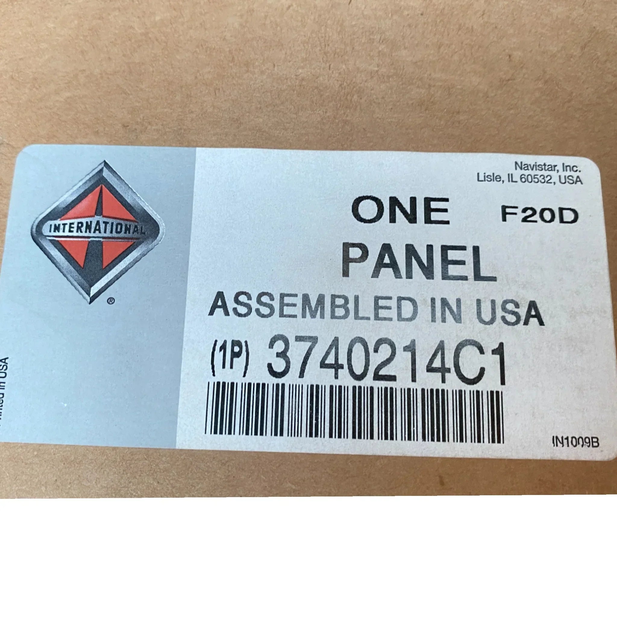 3740214C2 Genuine International Sleeper Skirt L Long Panel Assembly