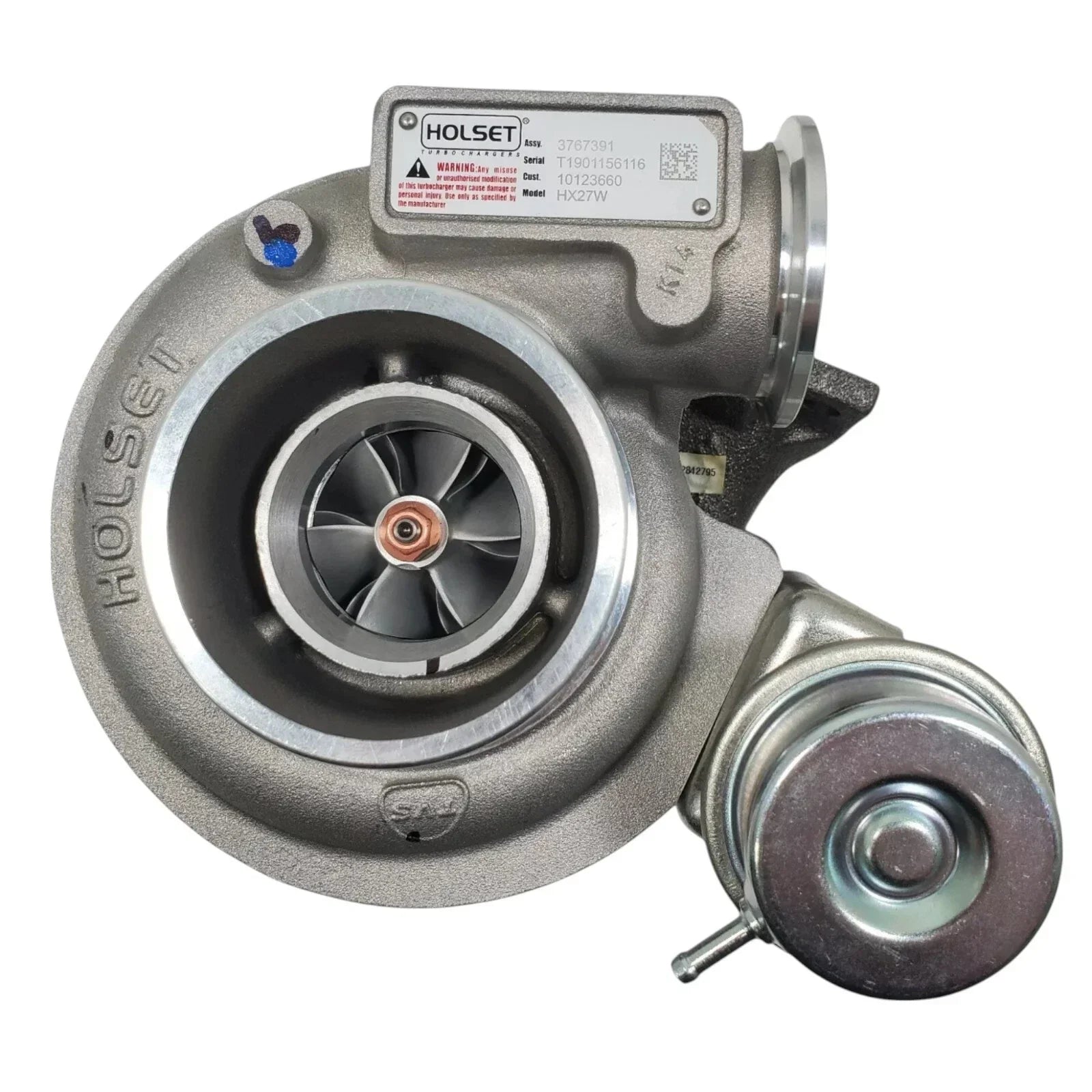 3767391 Genuine Holset Turbocharger Model HX27W