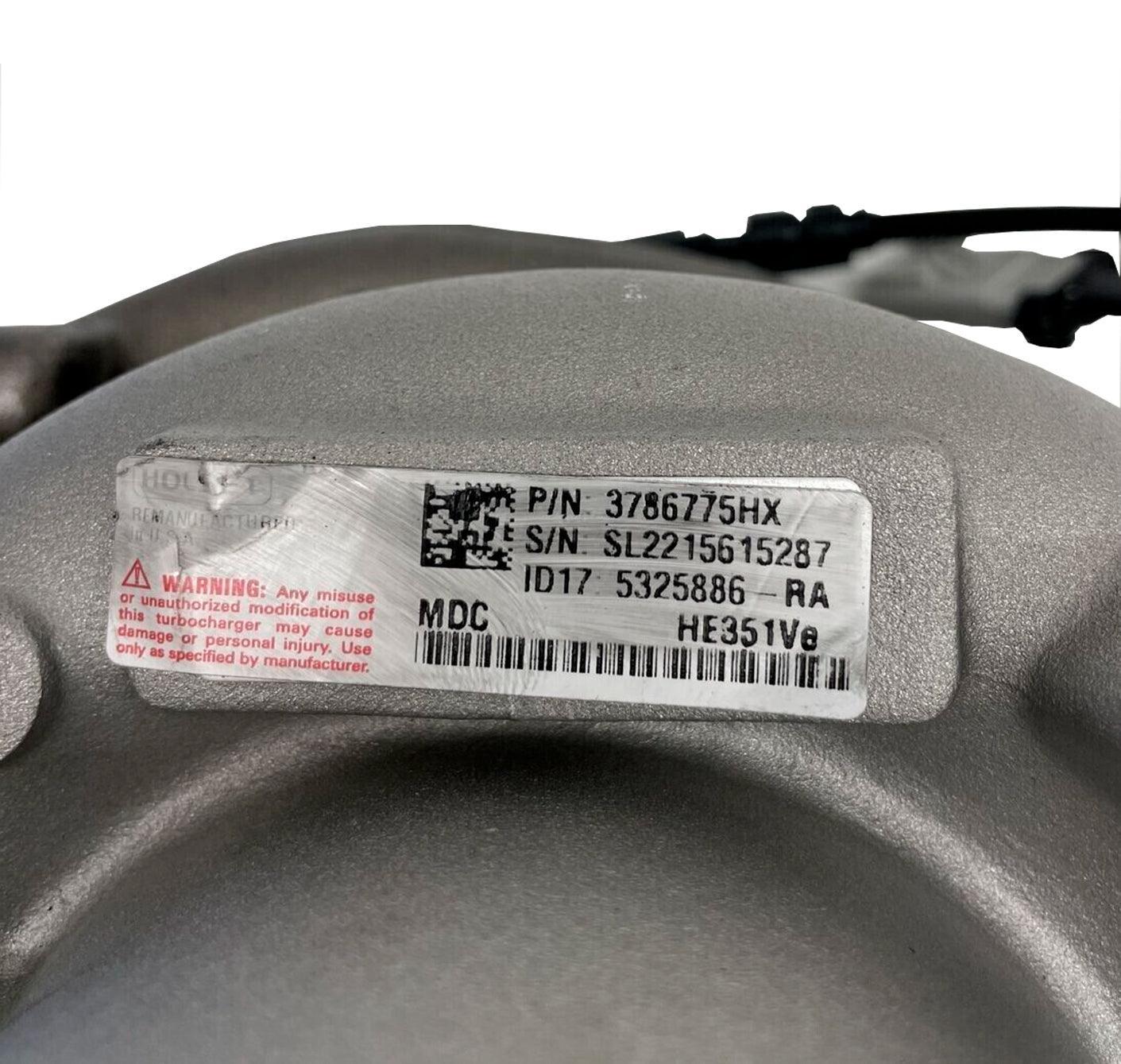 3786775 Genuine Cummins Turbocharger HE351VE