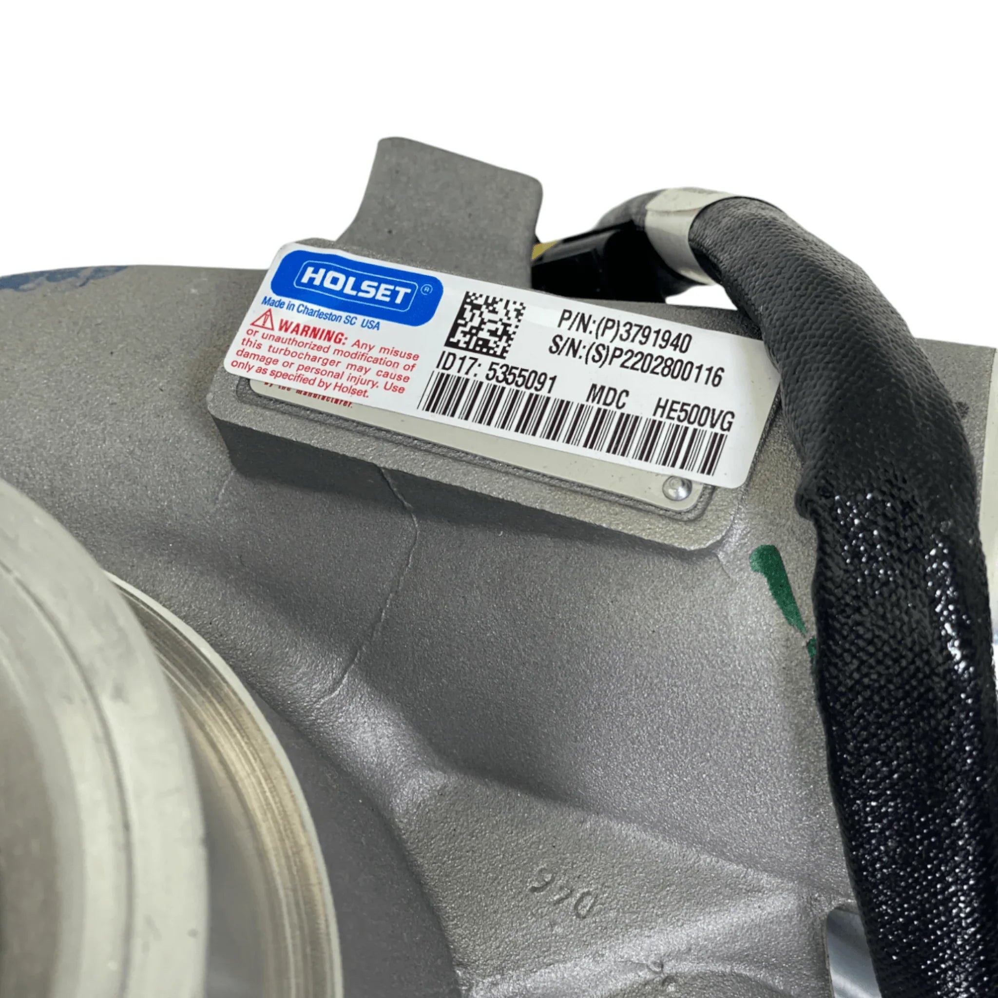 3791940 Genuine Paccar Turbocharger He500Vg With Actuator