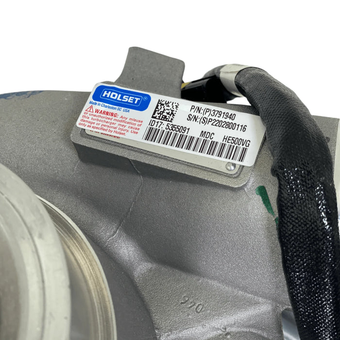 3791940 Genuine Paccar Turbocharger He500Vg With Actuator
