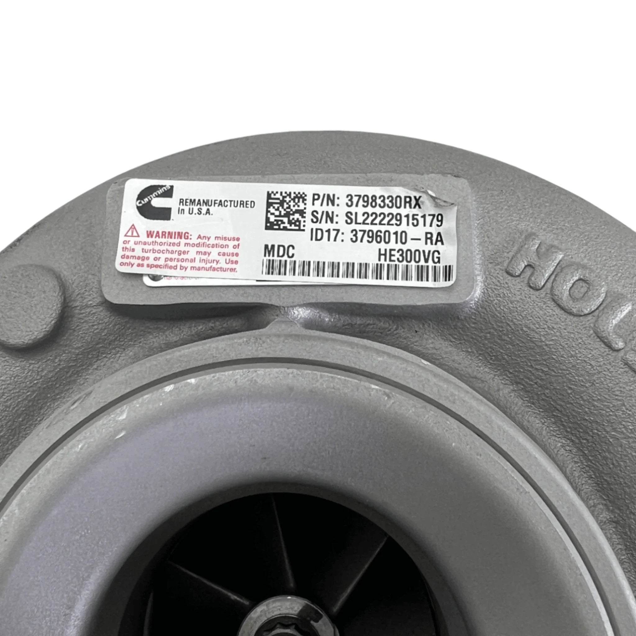 3798330Rx Genuine Cummins Turbocharger He300Vg For Cummins Isb 6.7L
