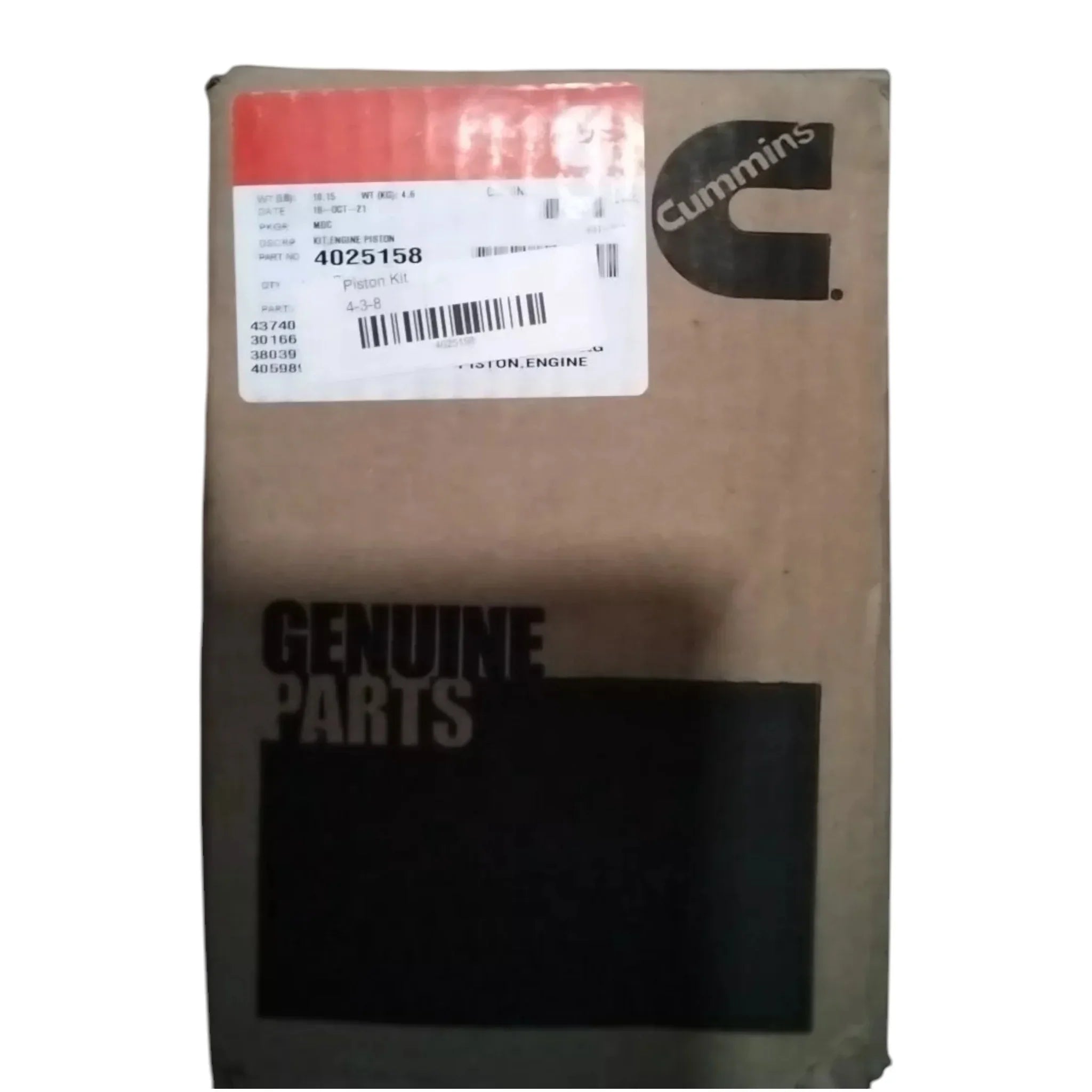 3800470 Genuine Cummins Piston Kit