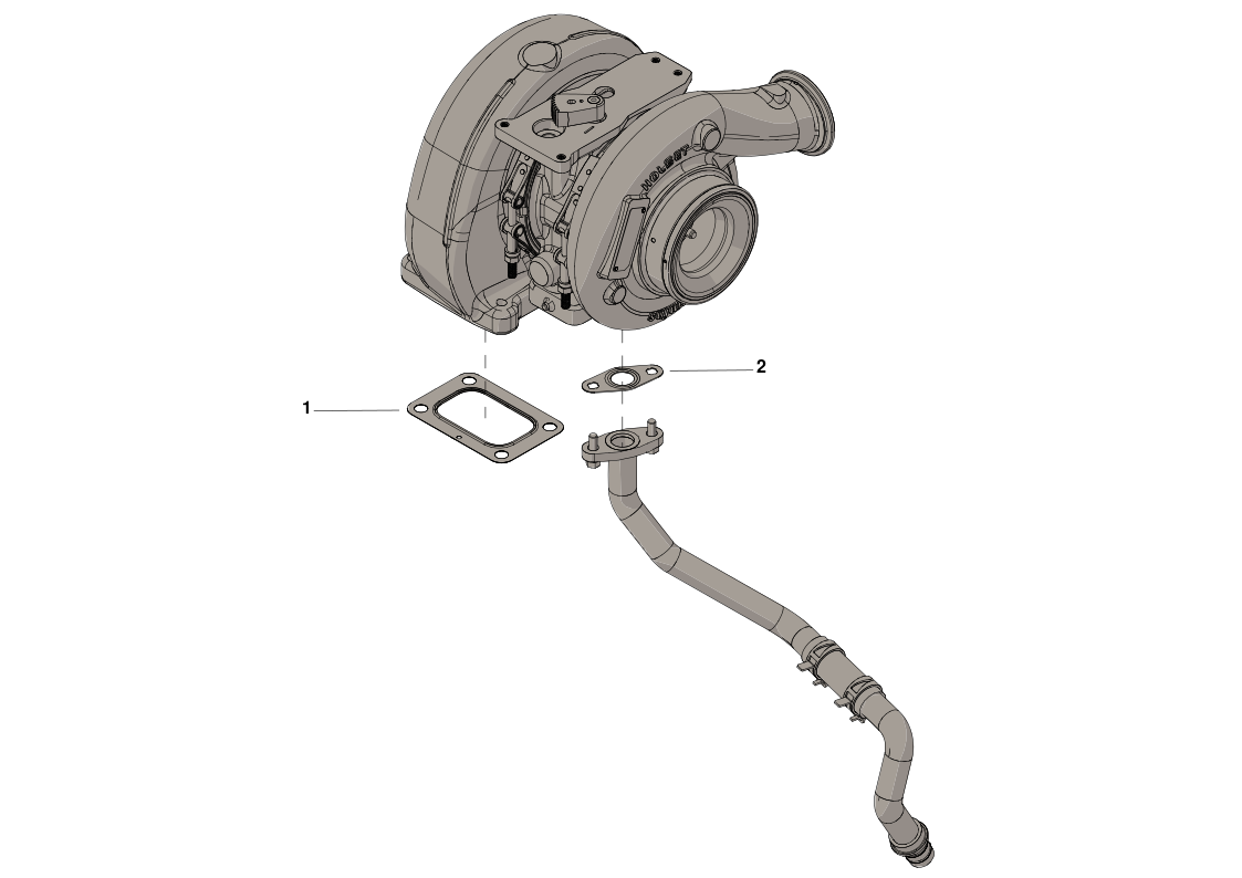 Genuine Cummins H1 Turbocharger
