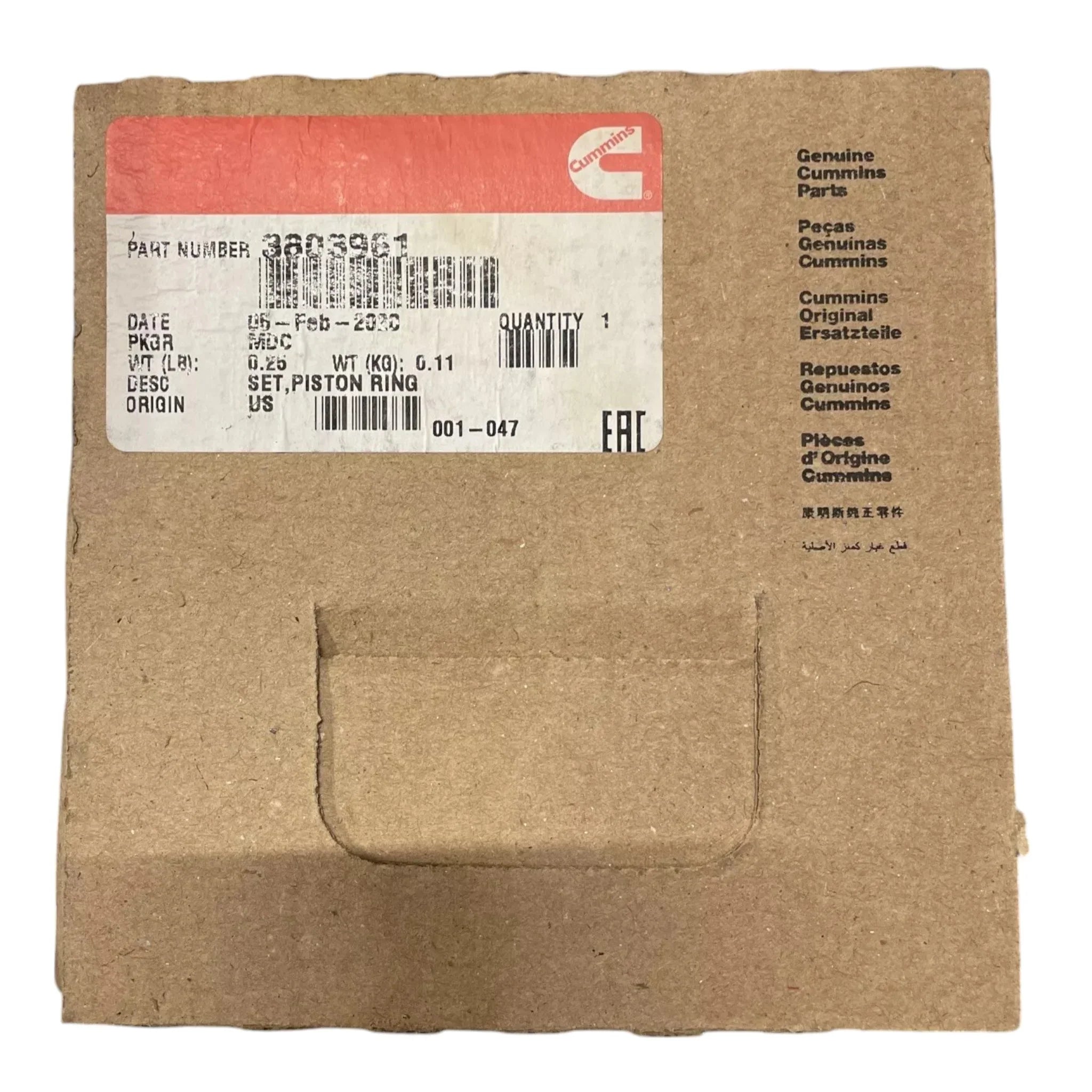 3803556 Genuine Cummins Engine Piston Kit