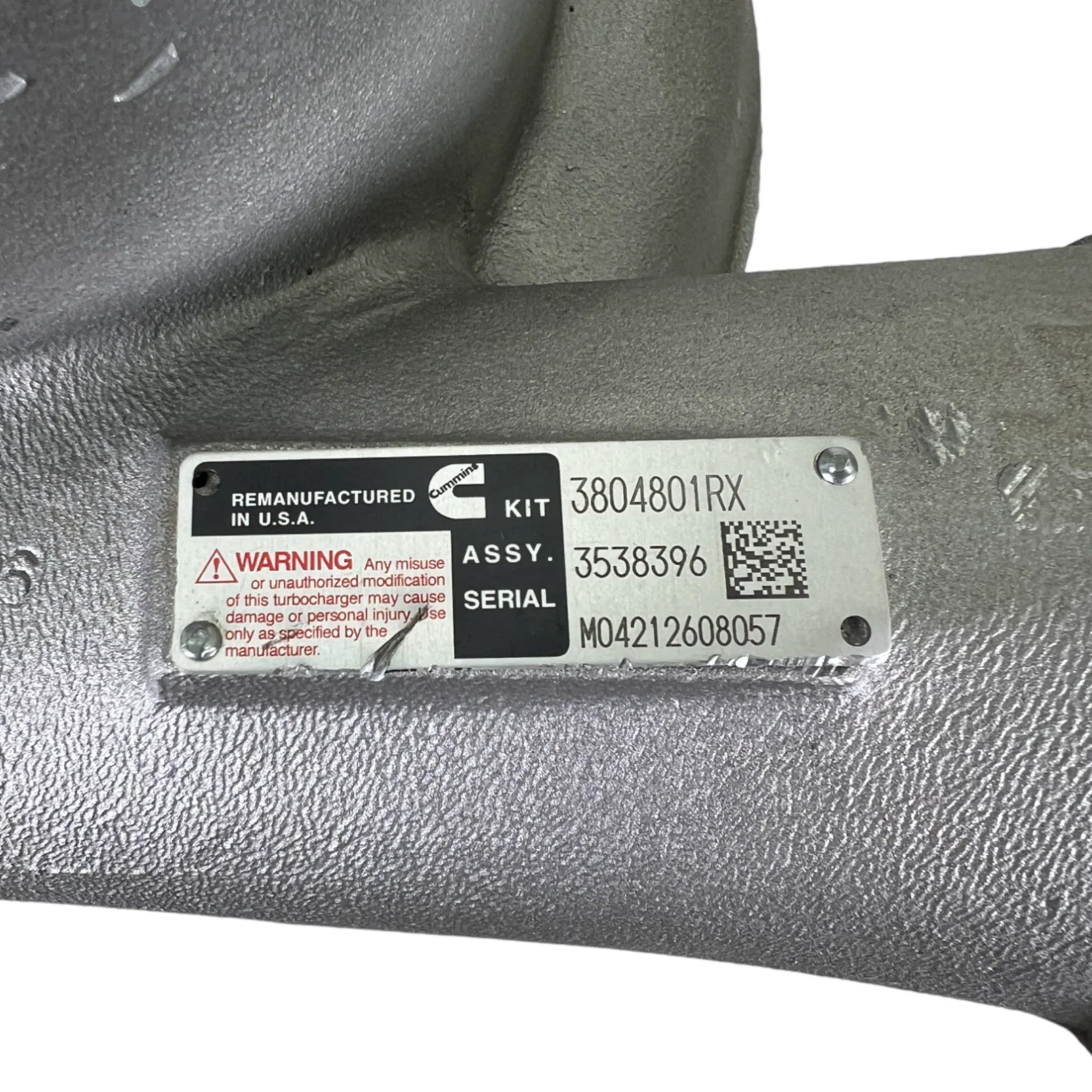 3804801Rx Genuine Cummins Bht3E Turbo Holset Twin Entry