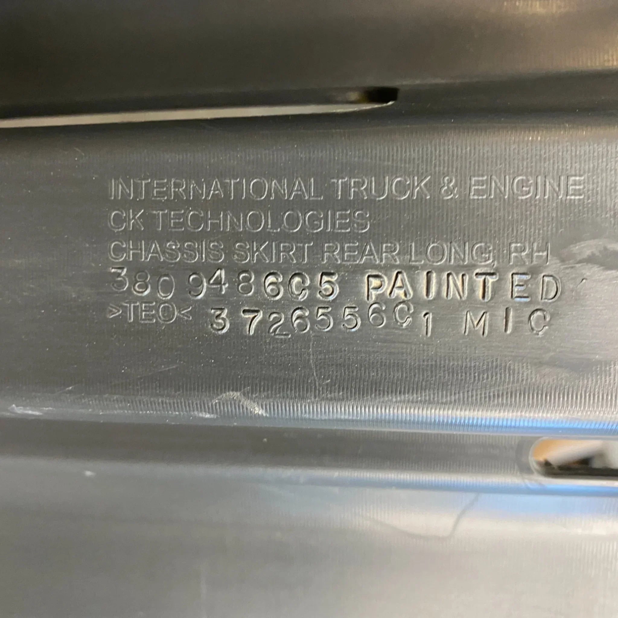 3809486C5 Genuine International Rear Right Side Long Sleeper Panel