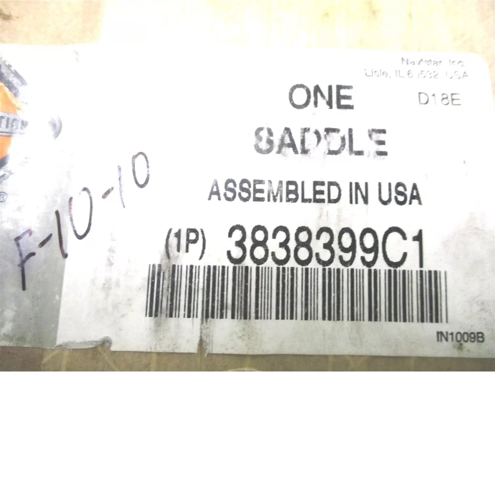 3838399C1 International Addle Clamp Bracket