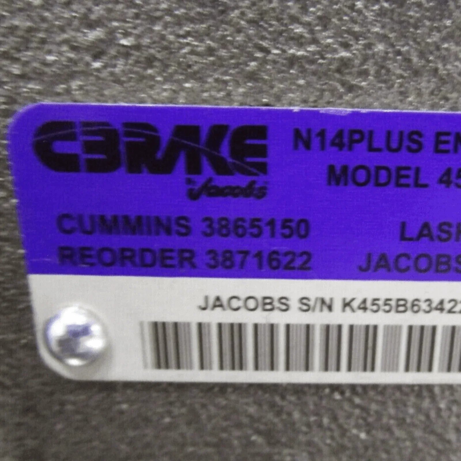 3871622 Genuine Cummins Jake Engine Brake