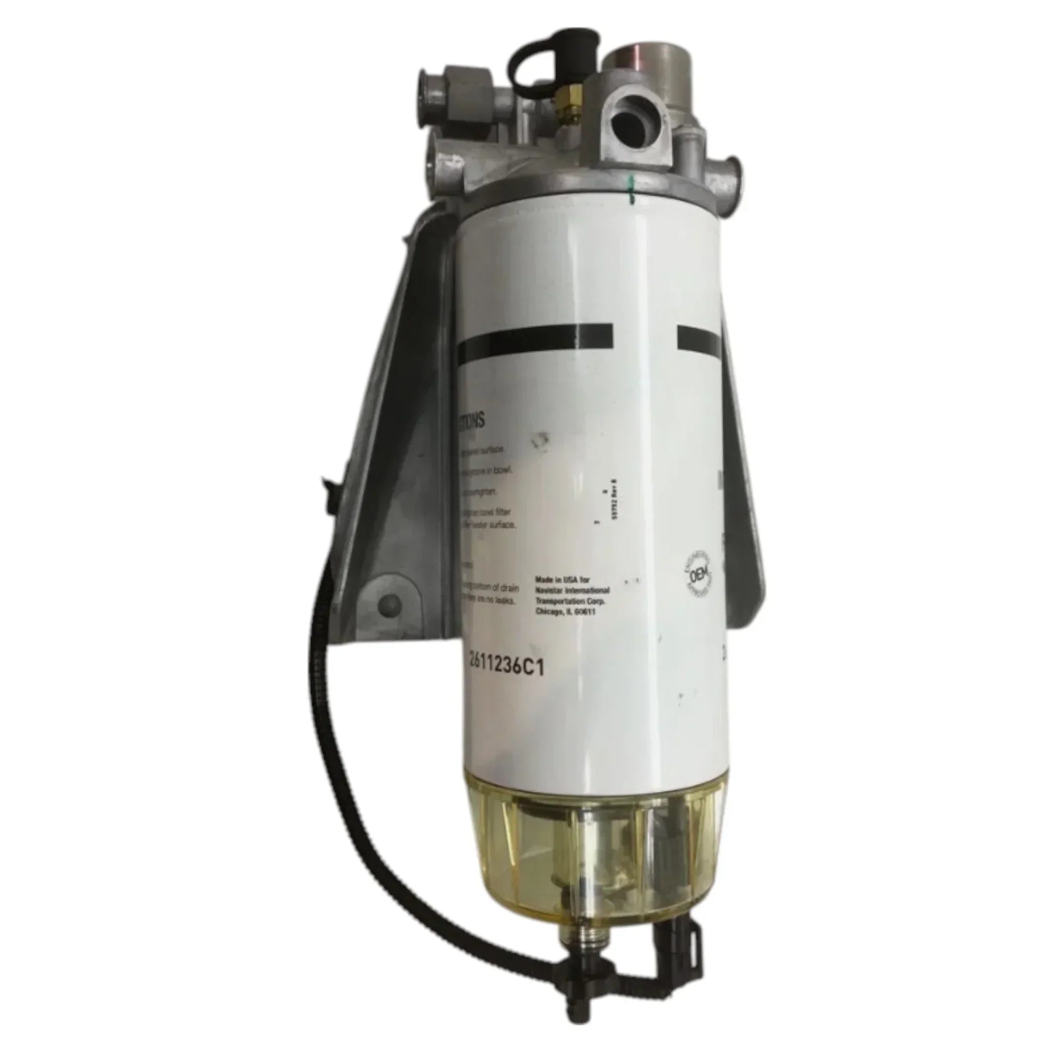 3889756C91 International Fuel Filter With Pump Head Heated