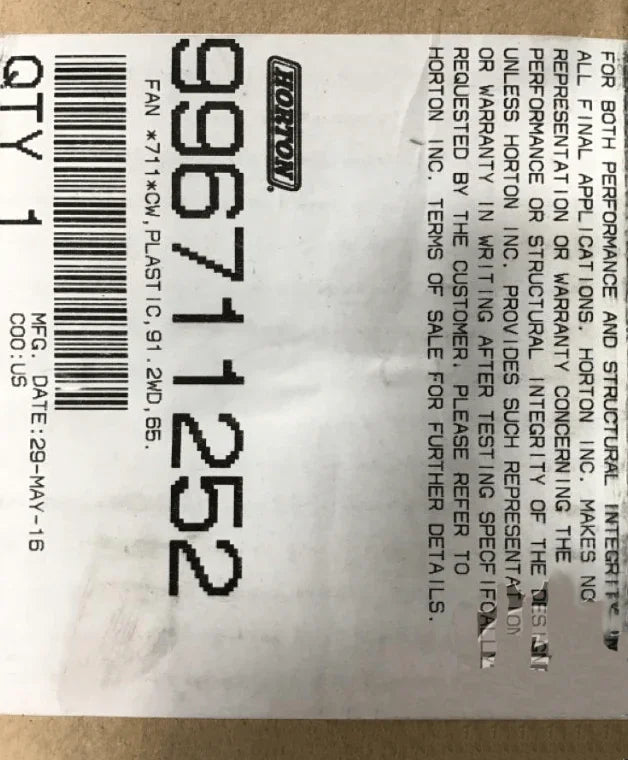 3912-996711252 Genuine Volvo Fan - Truck To Trailer