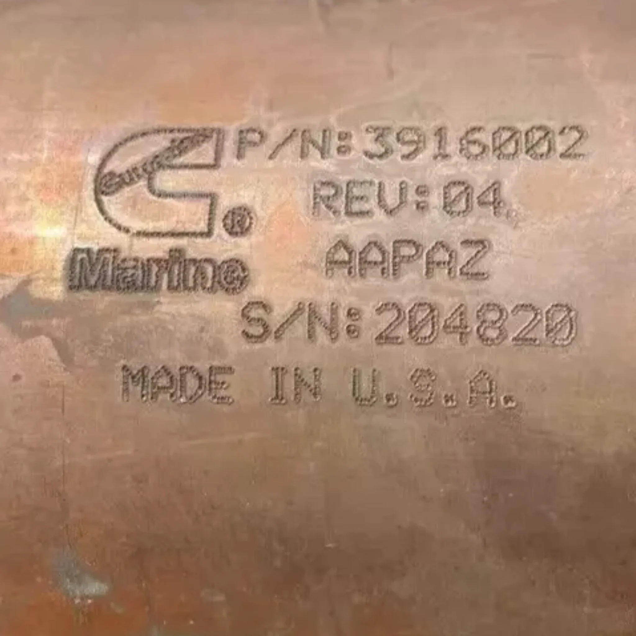 3916002 Genuine Cummins Oil Cooler