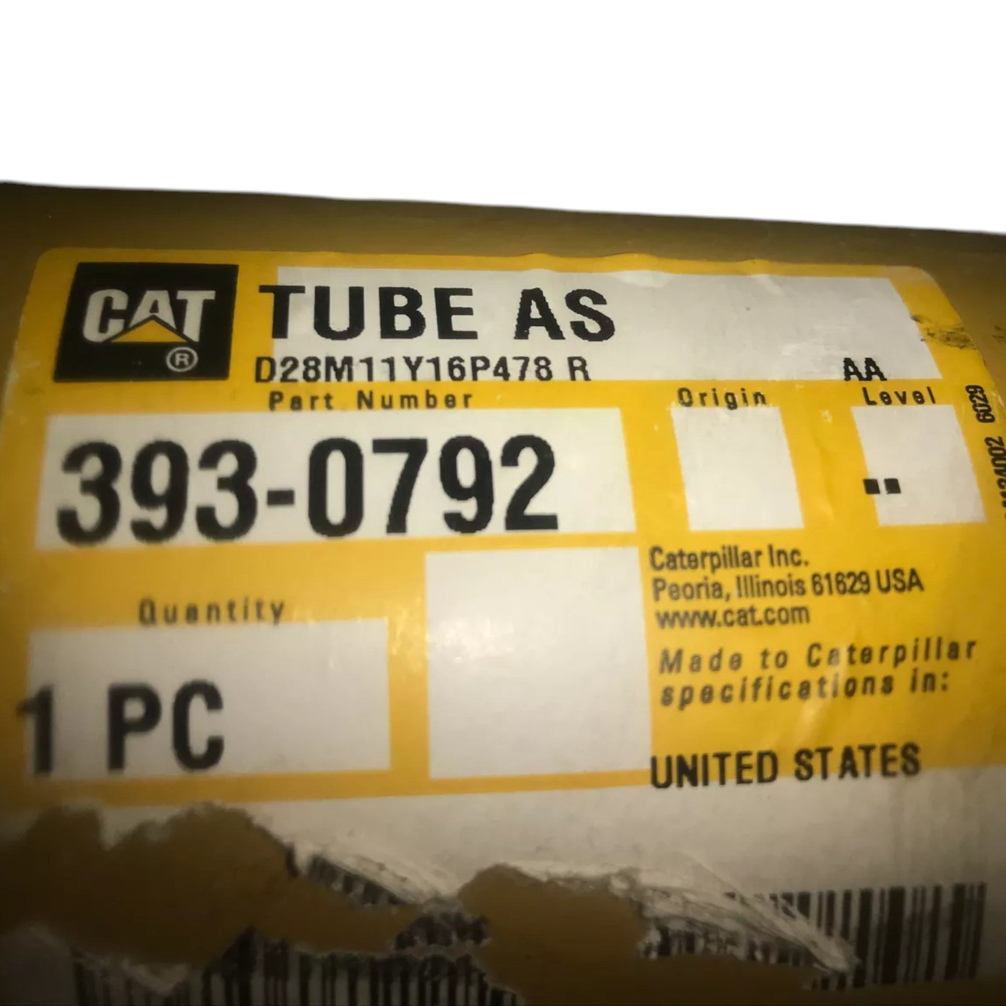 3930792 CAT Tube Assembly