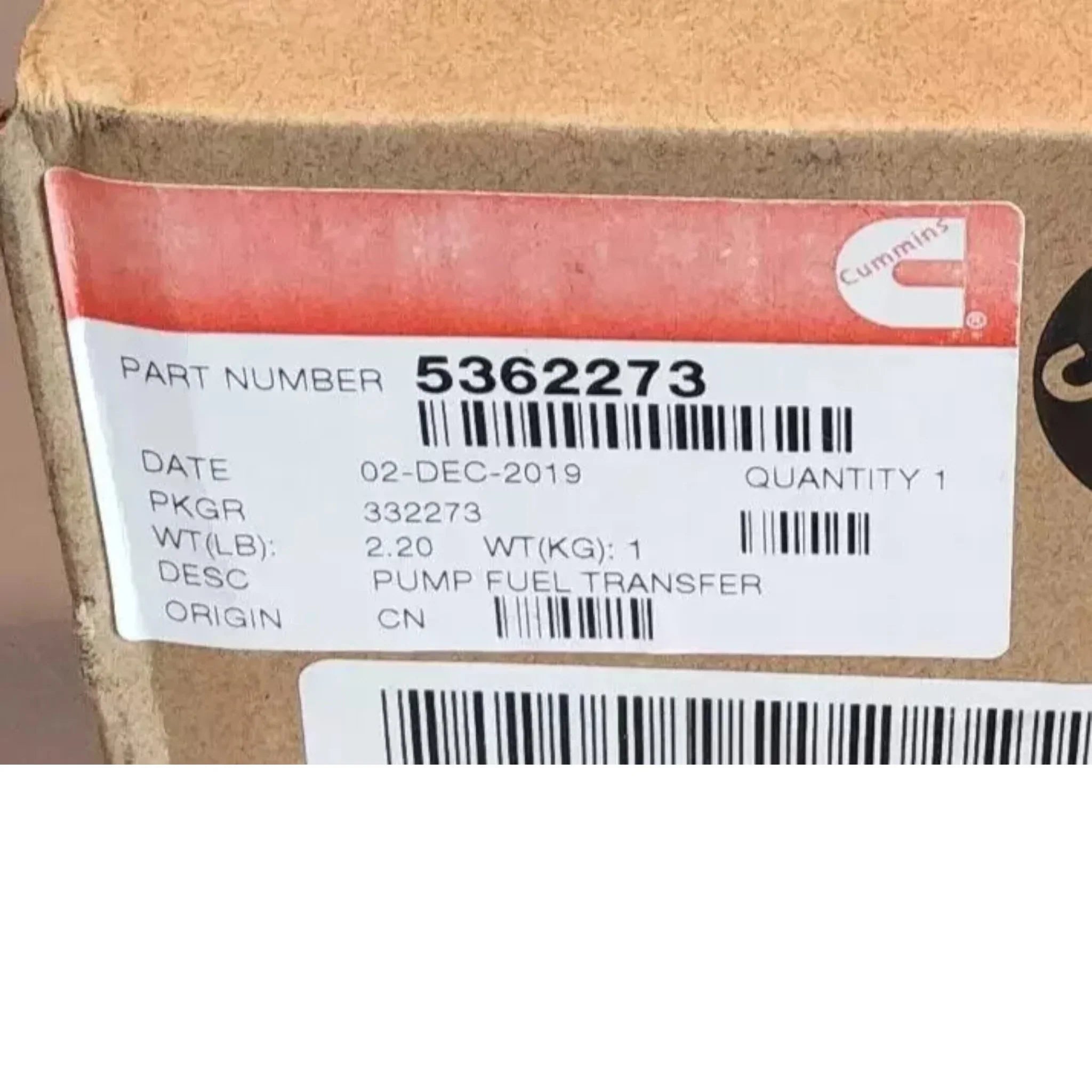 3938367 Genuine Cummins Fuel Transfer Pump