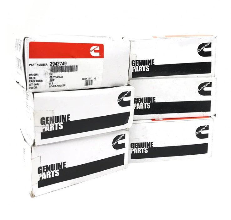 3942749 Genuine Cummins Lever Rocker Set Of 6 Six