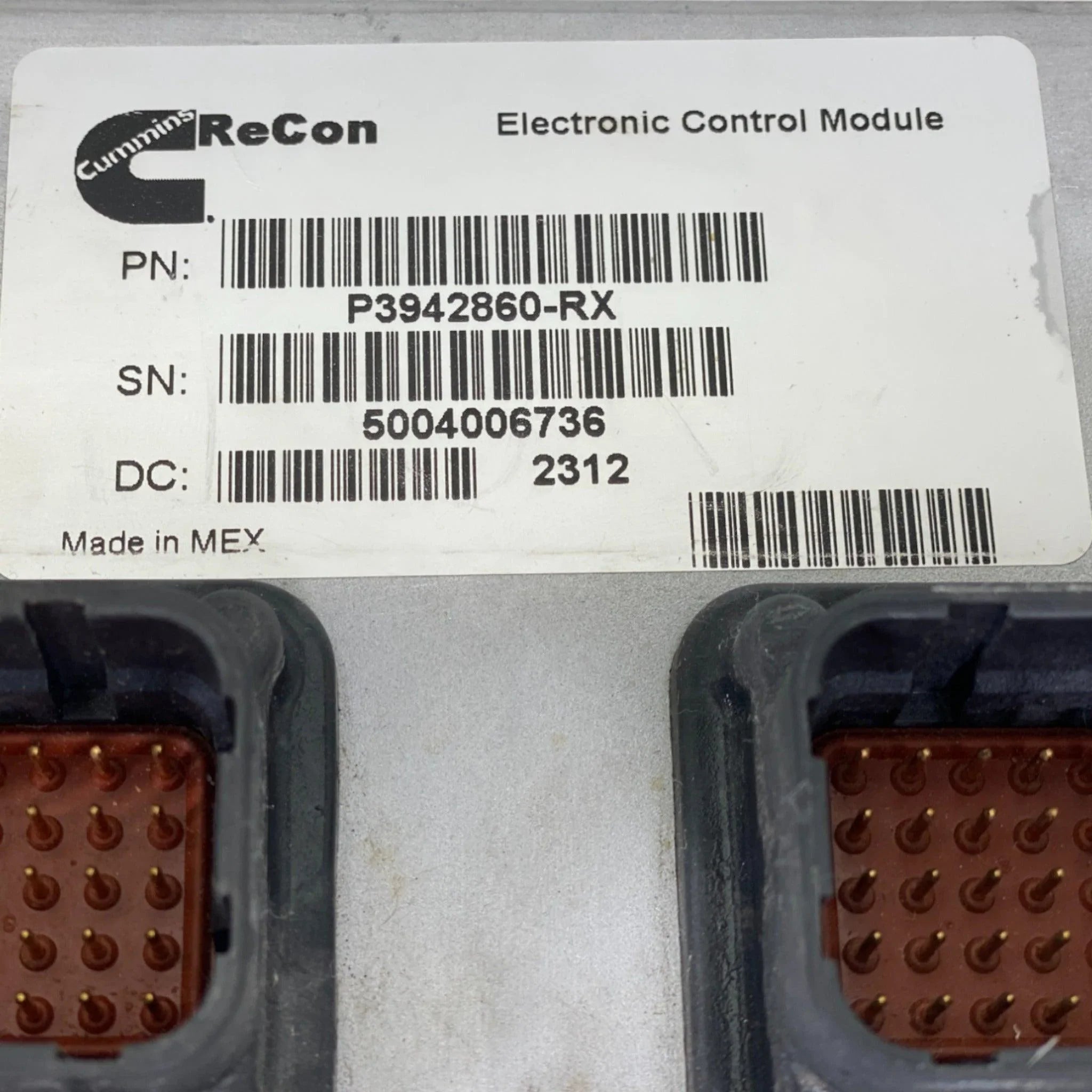 3942860RX Genuine Cummins ECM Electronic Control Module