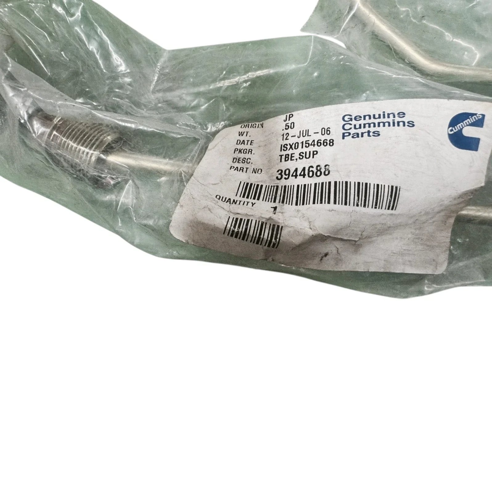 3944688 Genuine Cummins Fuel Injector Supply Tube — ADVANCED TRUCK PARTS