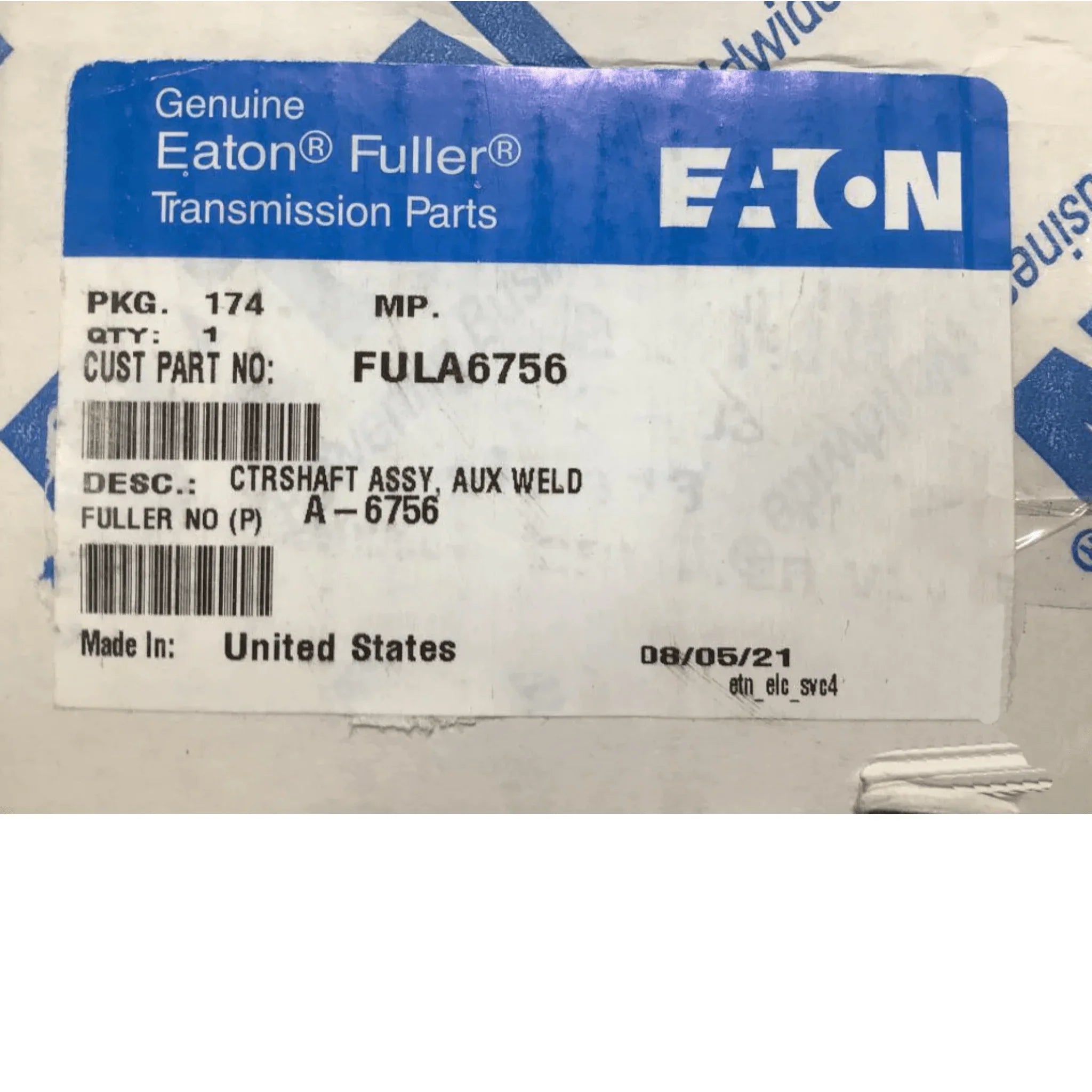 3948618 Genuine Volvo/Mack Countershaft - Truck To Trailer