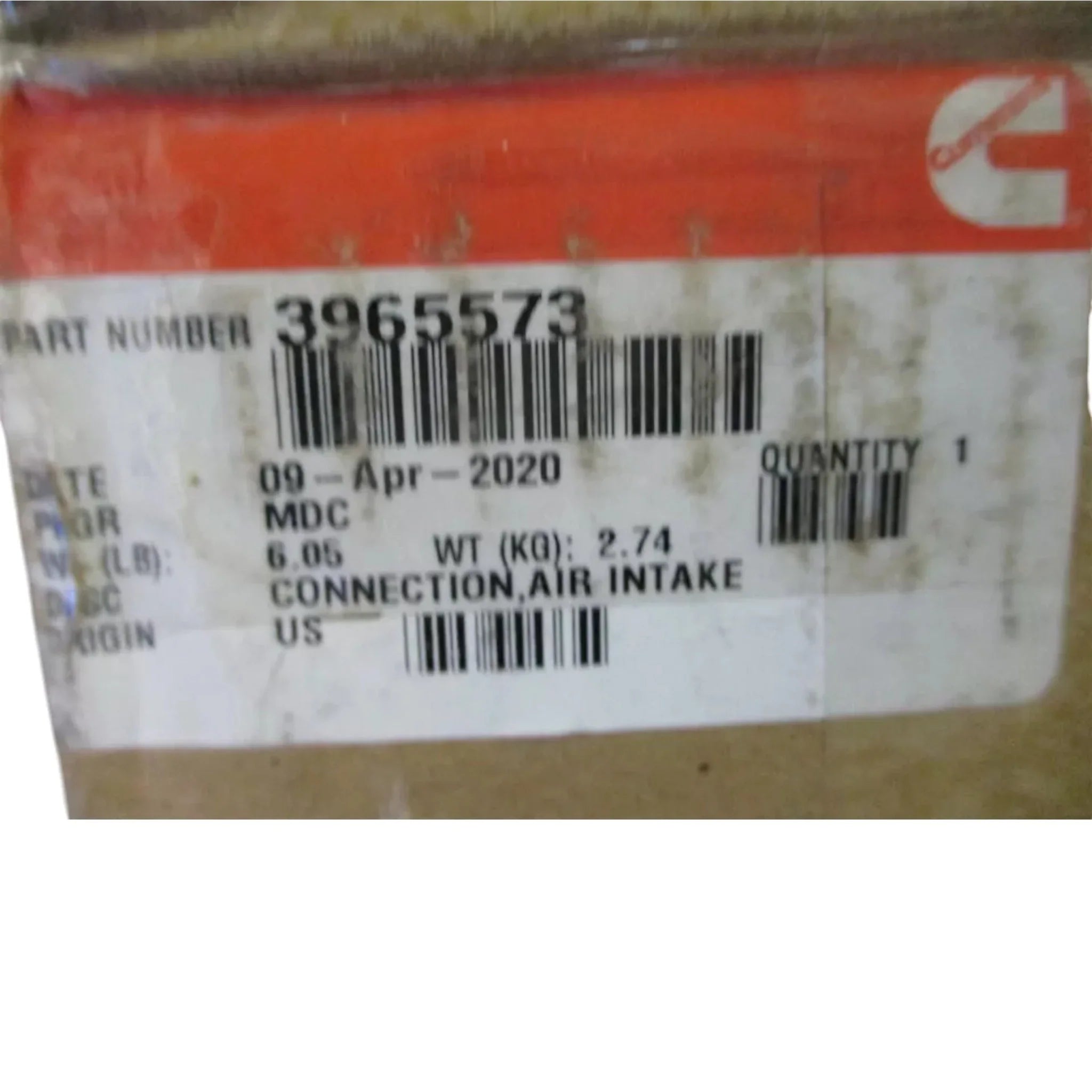 3958641 Genuine Cummins Air Intake Connection