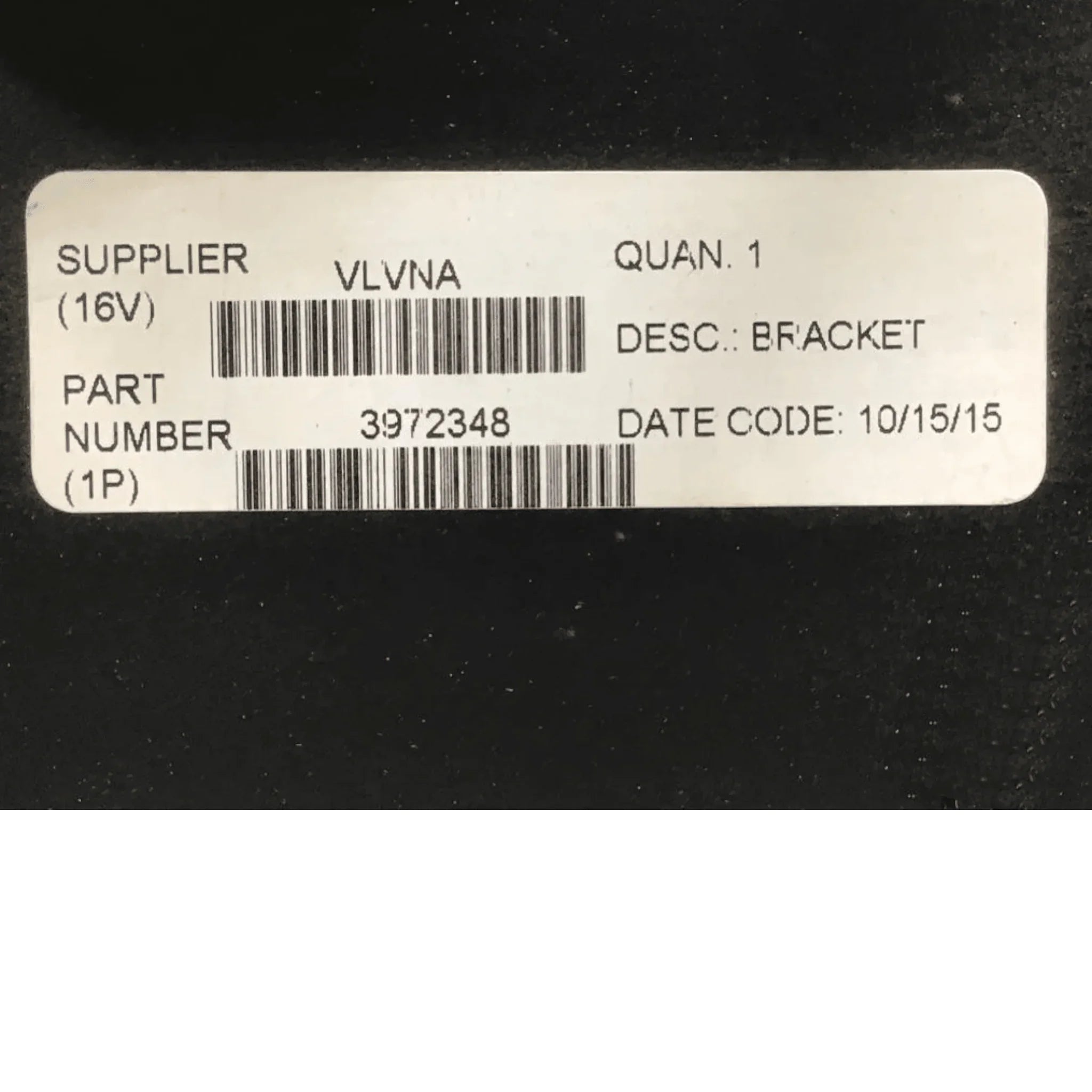 3972348 Genuine Volvo Bracket - Truck To Trailer
