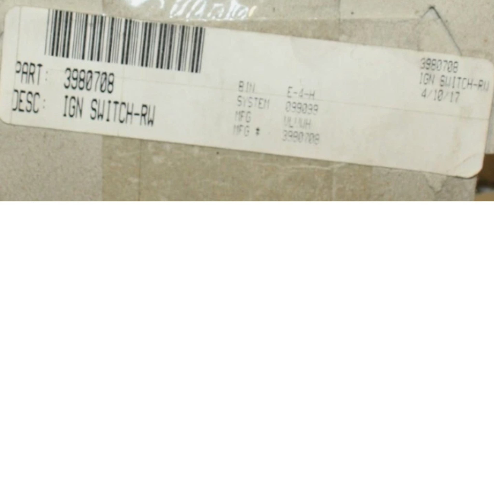 3980708 Volvo Ignition Switch Lock