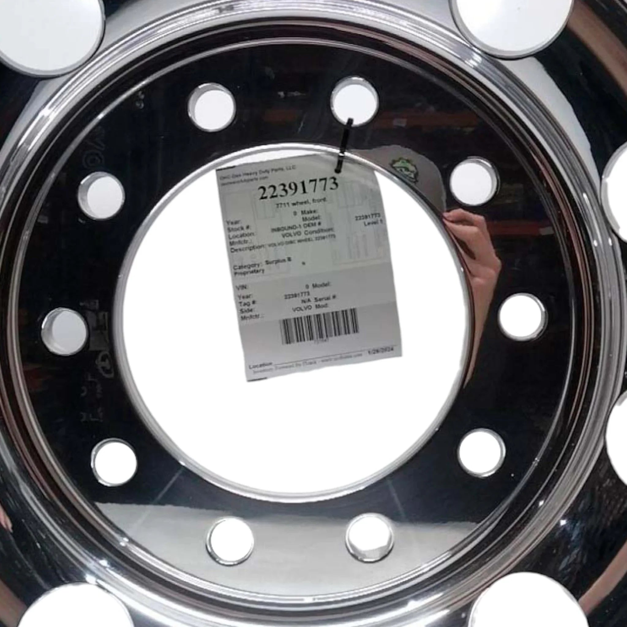 22391773 Genuine Volvo Disc Wheel - Truck To Trailer