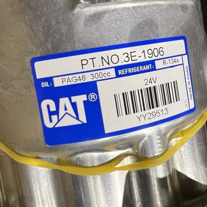 3E1906 CAT 24 Volt Basic Clutch And Refrigerant Compressor