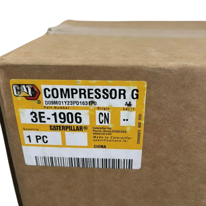 3E1906 CAT 24 Volt Basic Clutch And Refrigerant Compressor