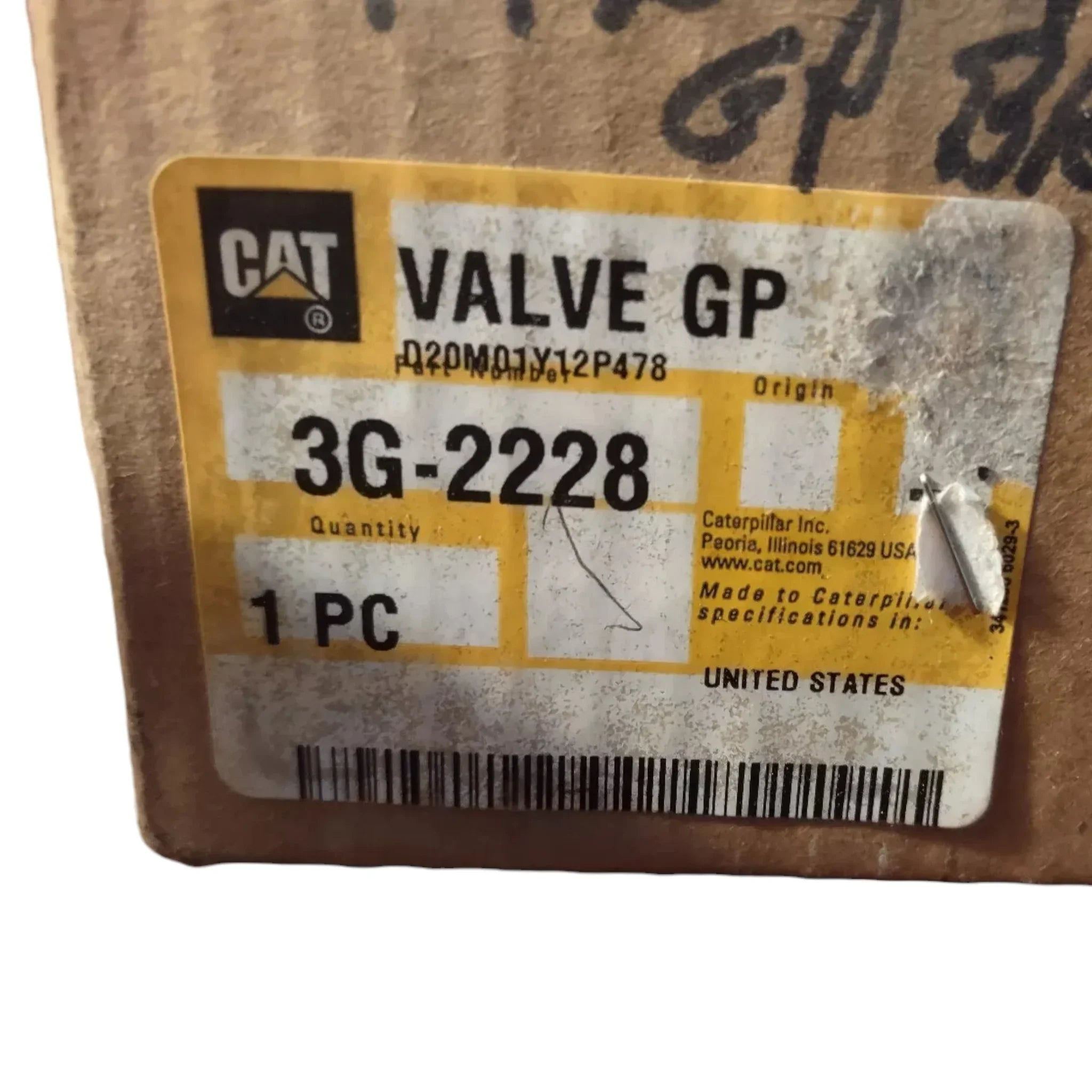 3G2228 Caterpillar Valve GP Brake Control