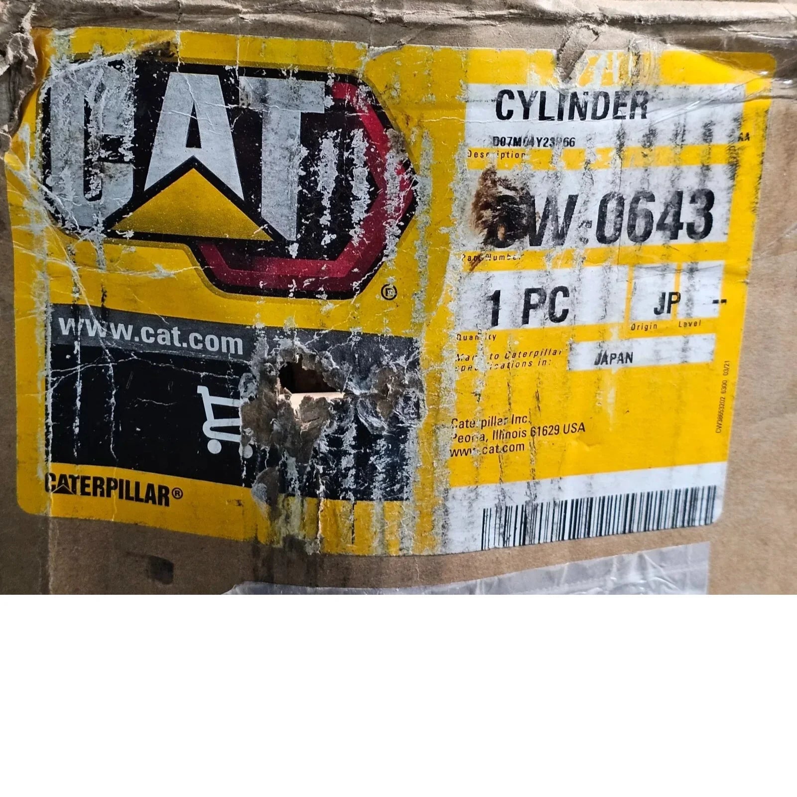 3W0643 CAT Track Adjuster Cylinder