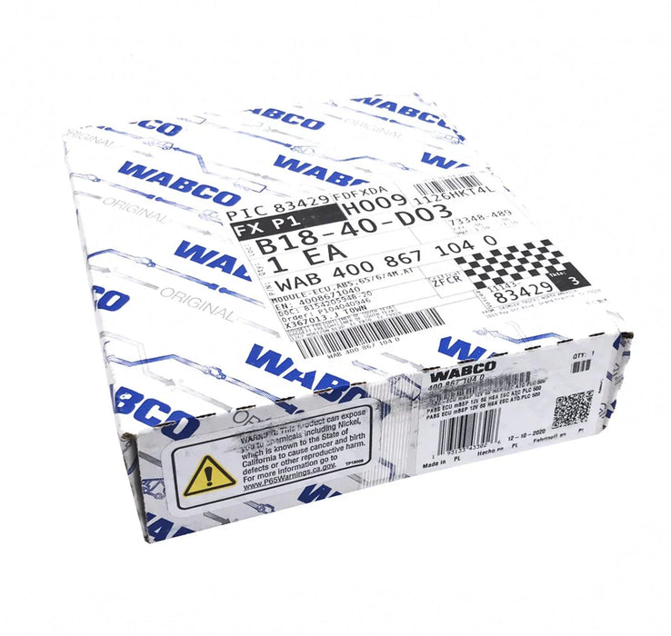 400-867-104-0 Genuine Wabco PABS-ECU Electronic Control Unit