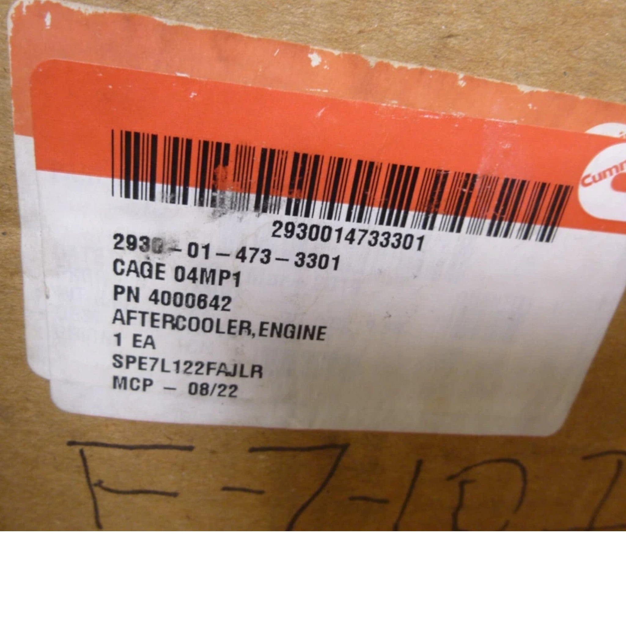 4000642 Genuine Cummins Engine Aftercooler