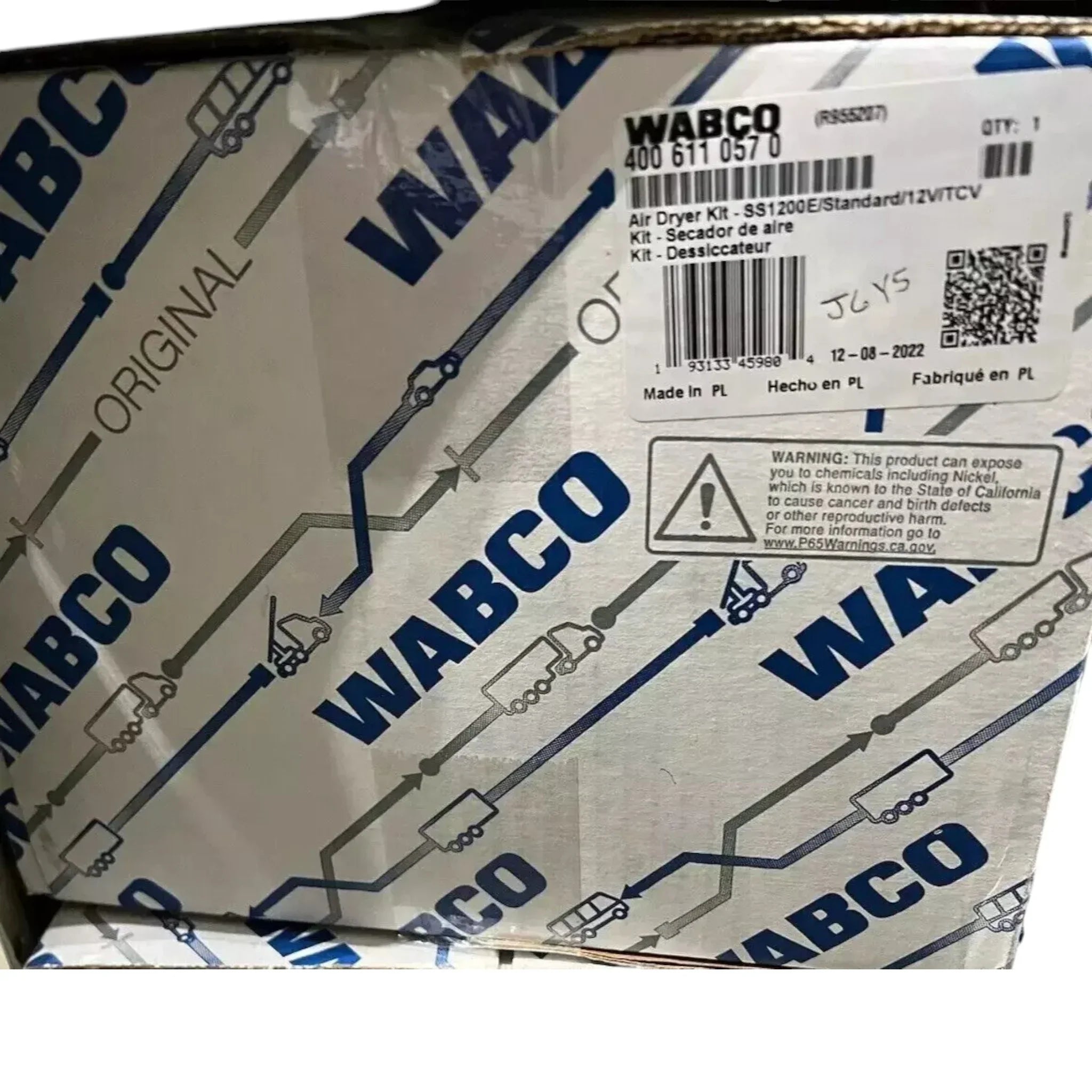 4006110570 Genuine Wabco Air Dryer SS1200E 12V
