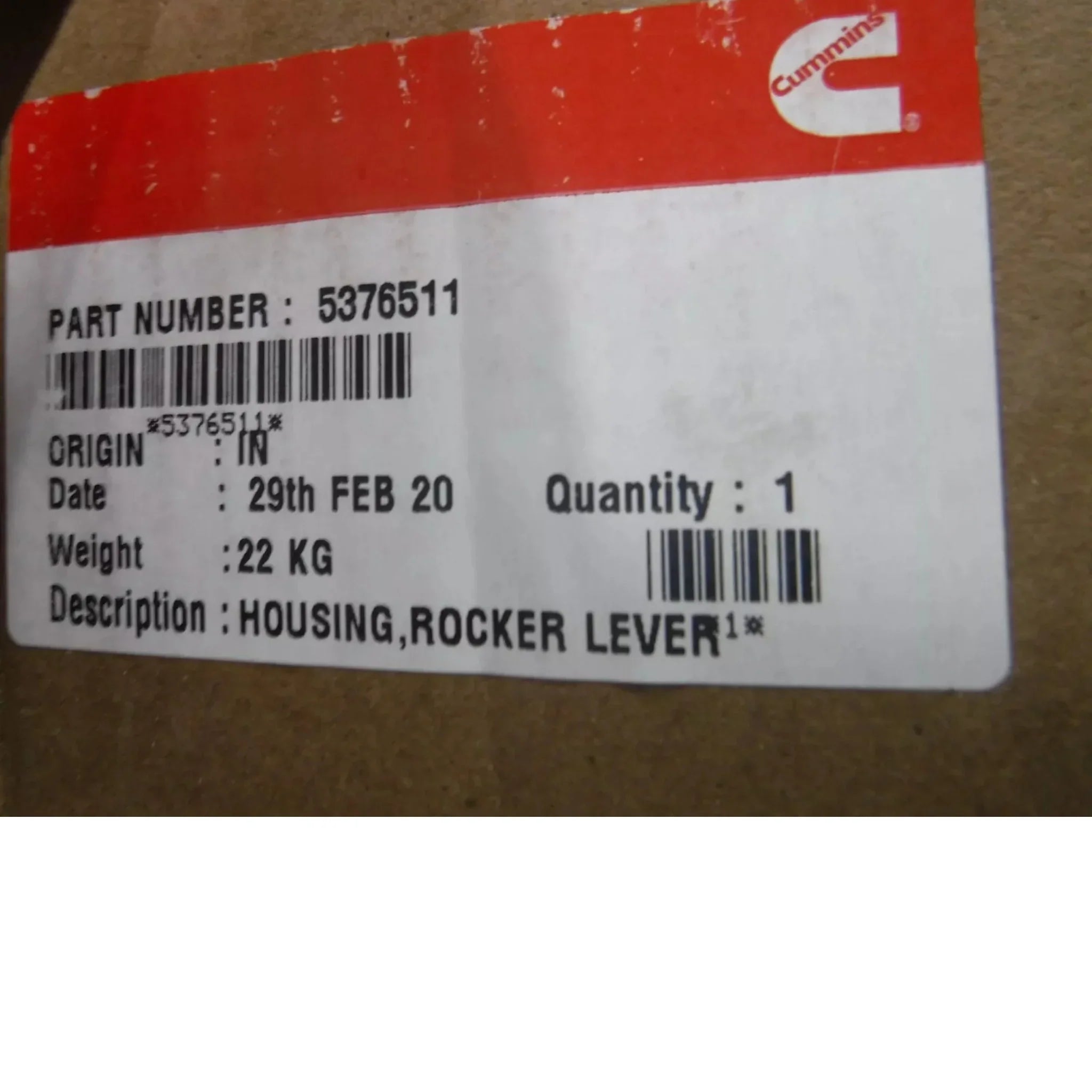 4006822 Cummins Rocker Lever Housing