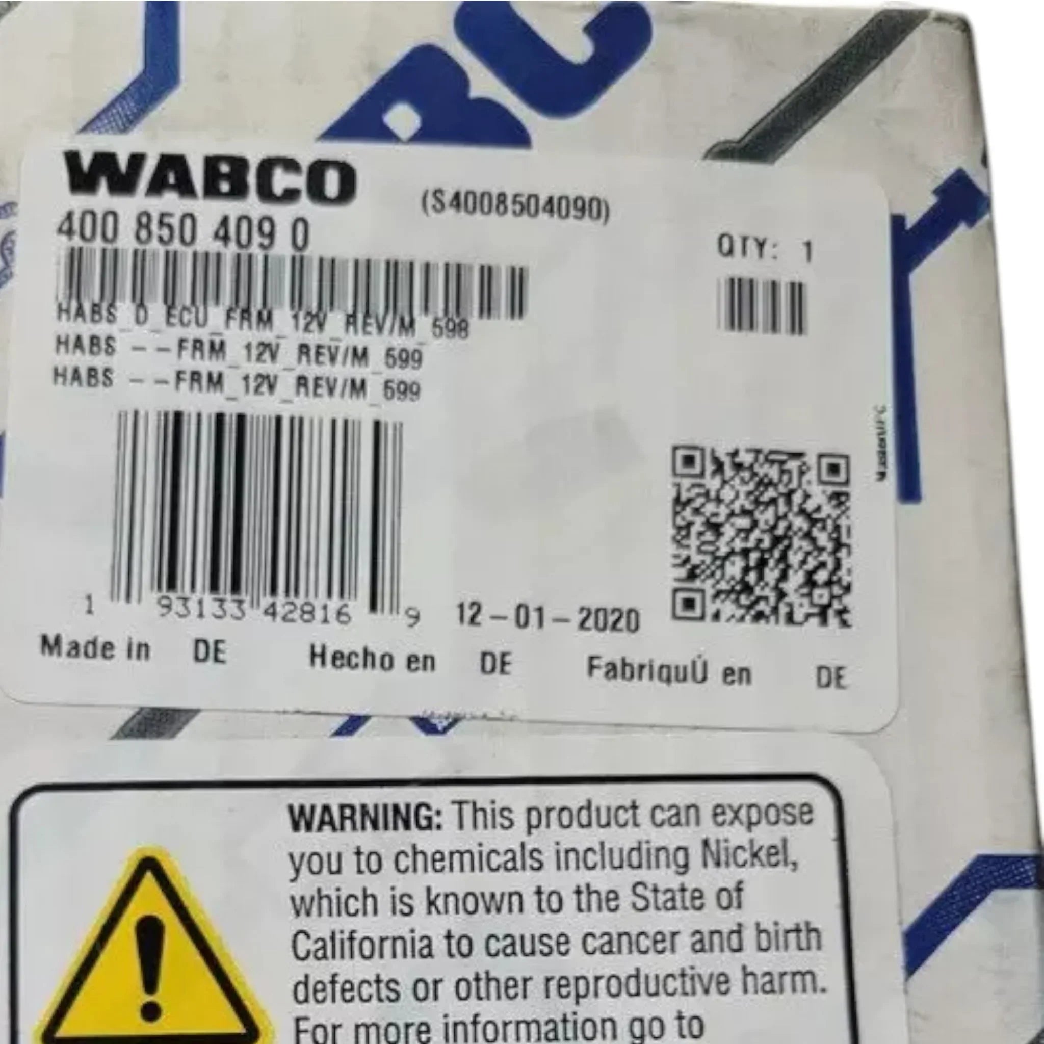 4008504090 Genuine Wabco ABS Electronic Control Unit