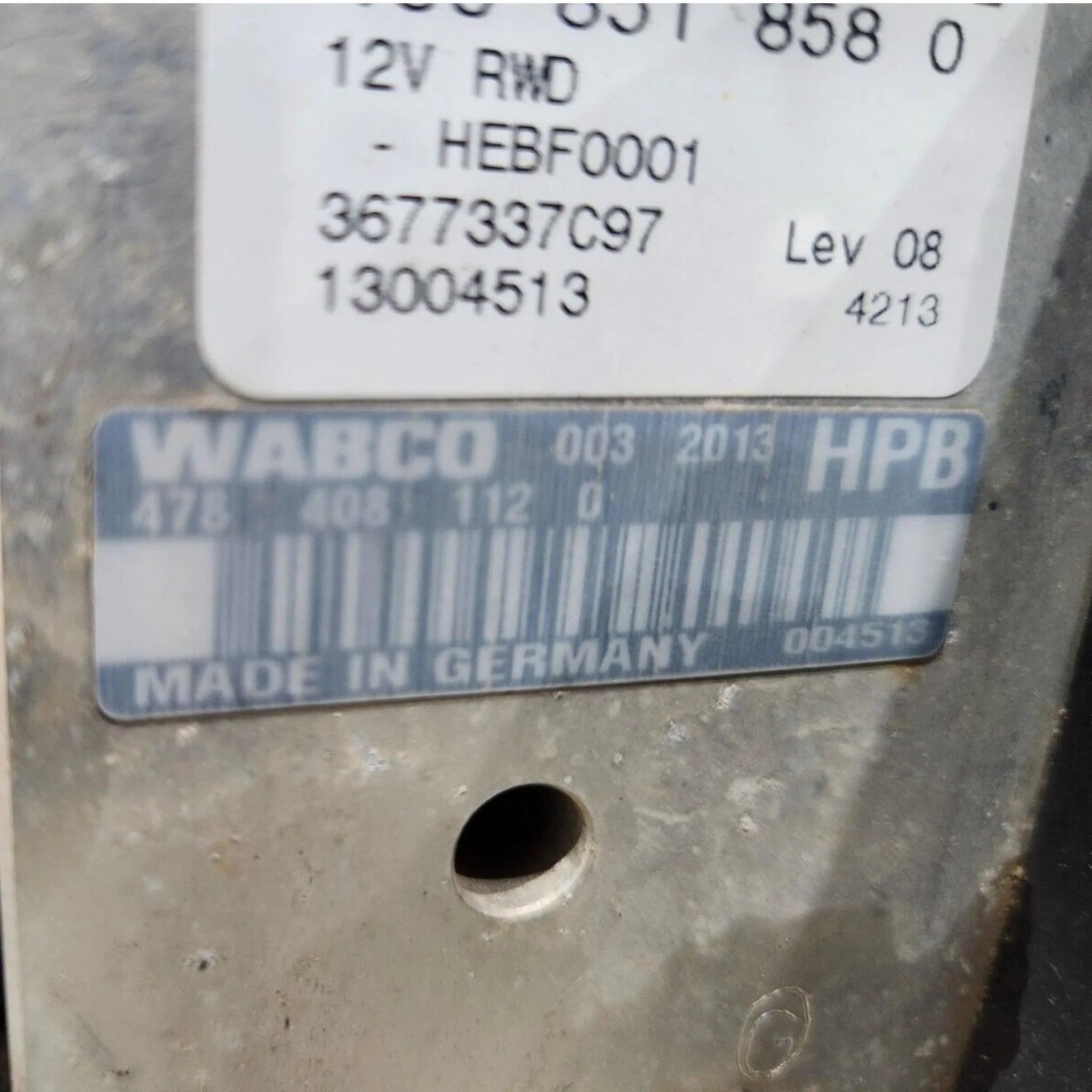 4008518580 Genuine Wabco Hydraulic Power Brake Assembly