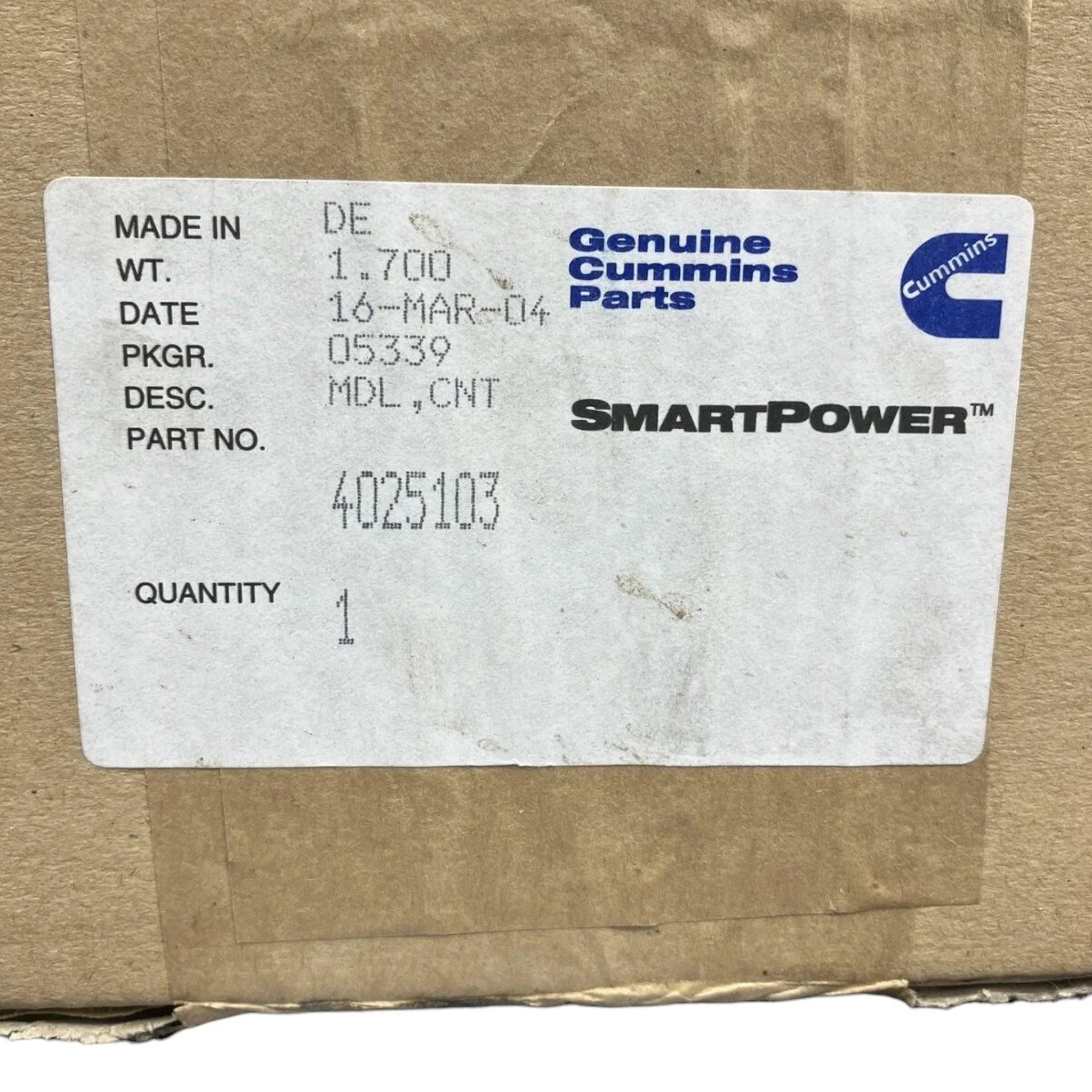 4025103 Genuine Cummins ECM Electronic Control Module