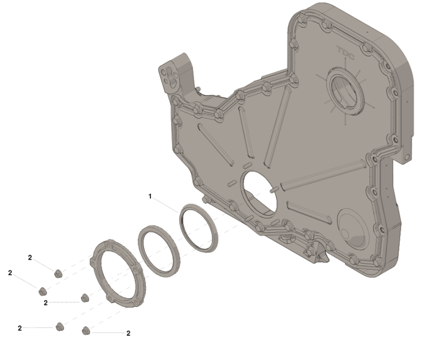 4025270 Genuine Cummins Front Seal Service Kit - ADVANCED TRUCK PARTS