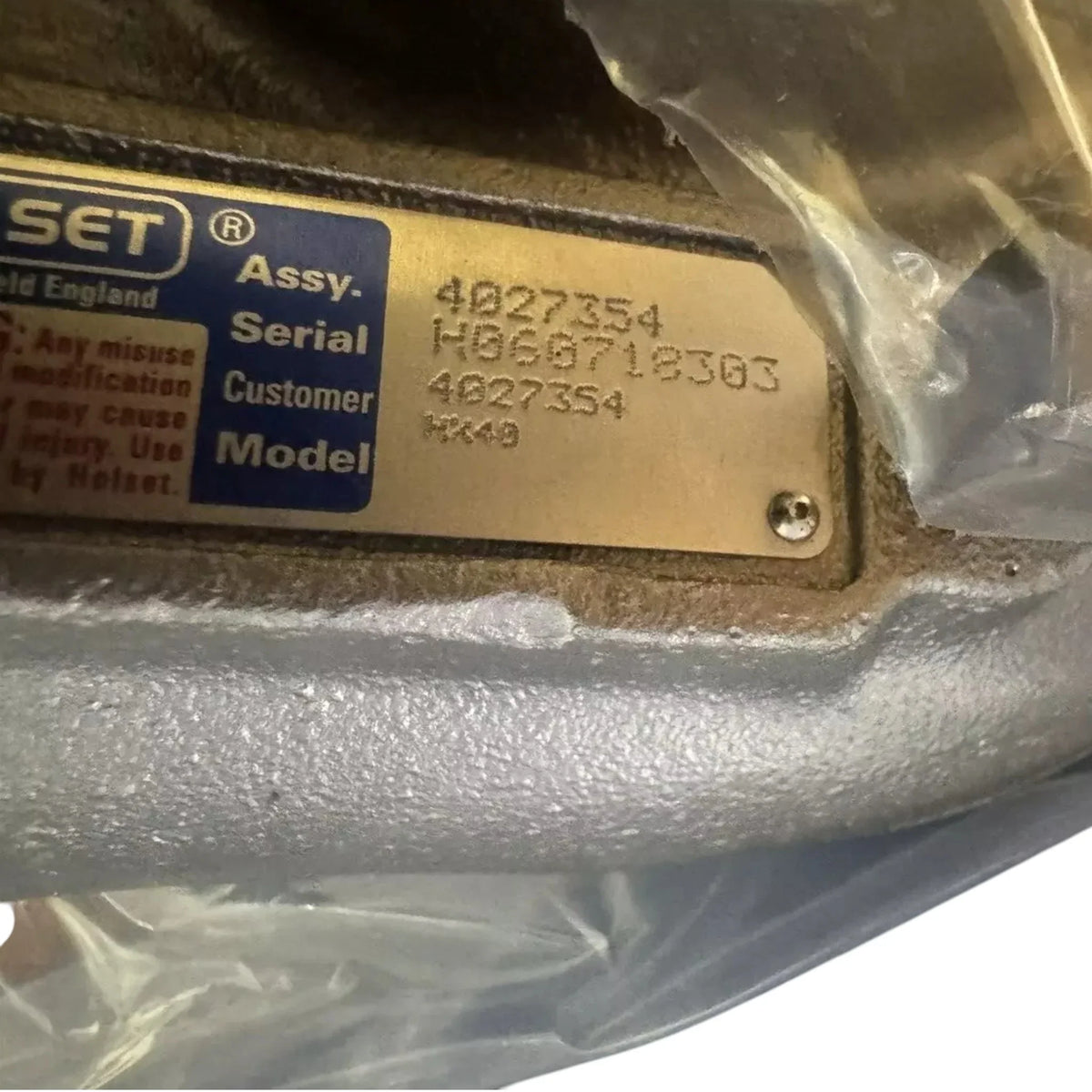 4027354 Genuine Cummins Turbocharger HX40W
