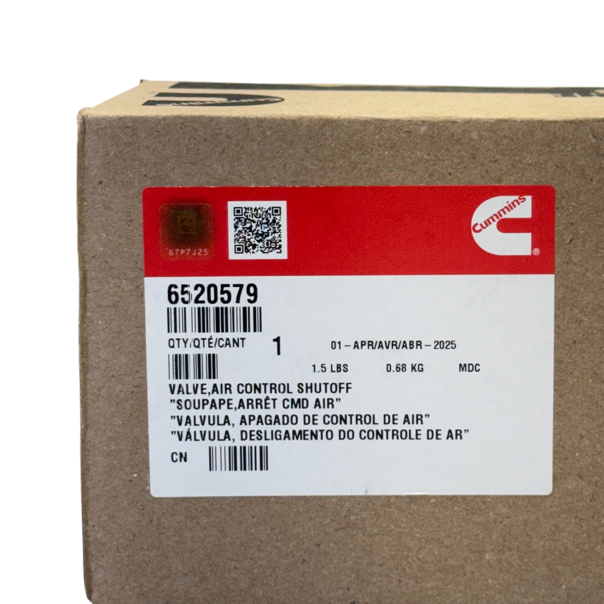 4037440 Genuine Cummins Air Brake Control Valve