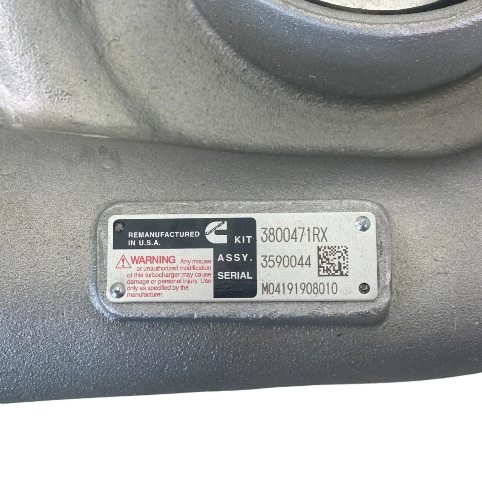 4046031 Genuine Cummins Turbocharger Kit Hx55 For Cummins M11 305-450Hp