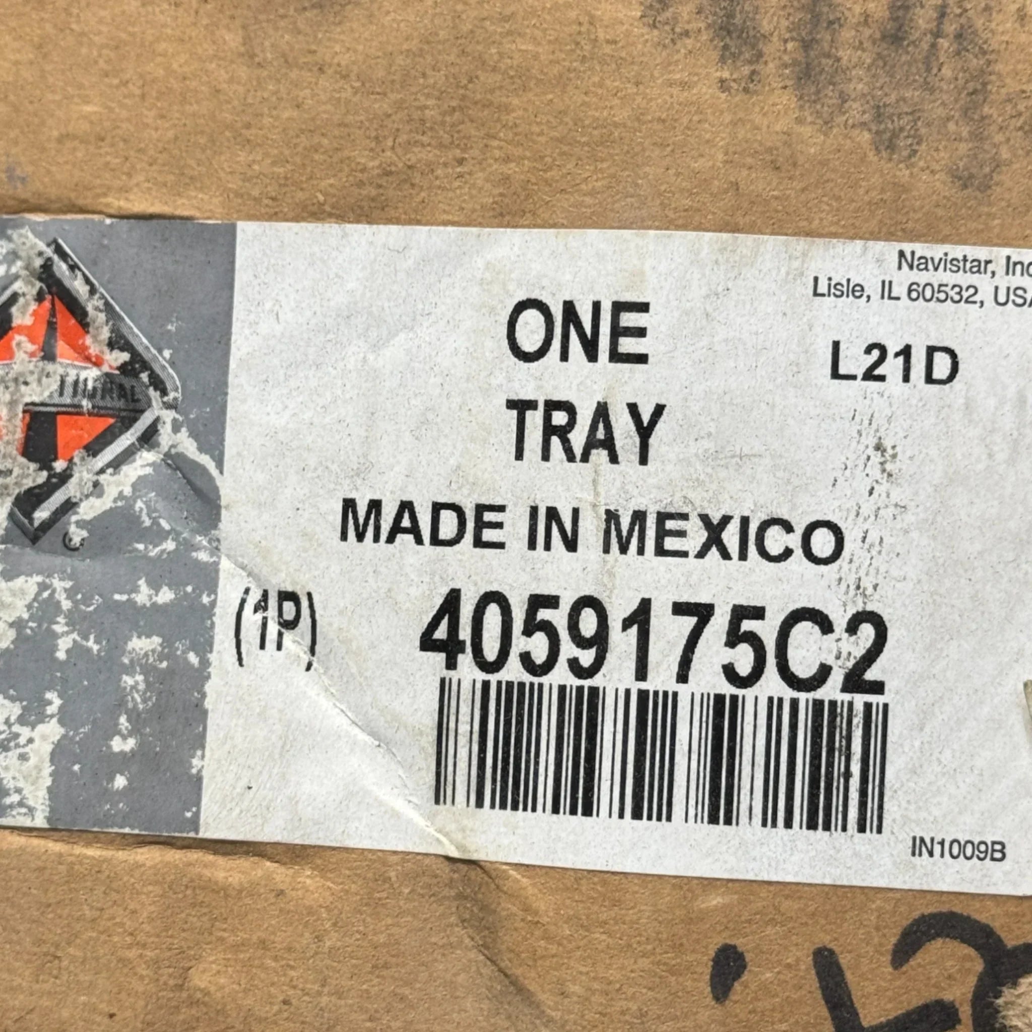 4059175C1 Genuine International Tray Battery Plastic