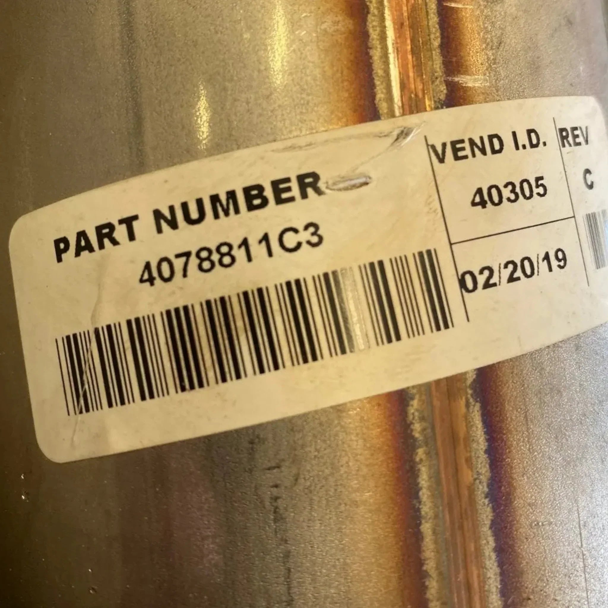 4078811C4 Genuine International Exhaust Pipe