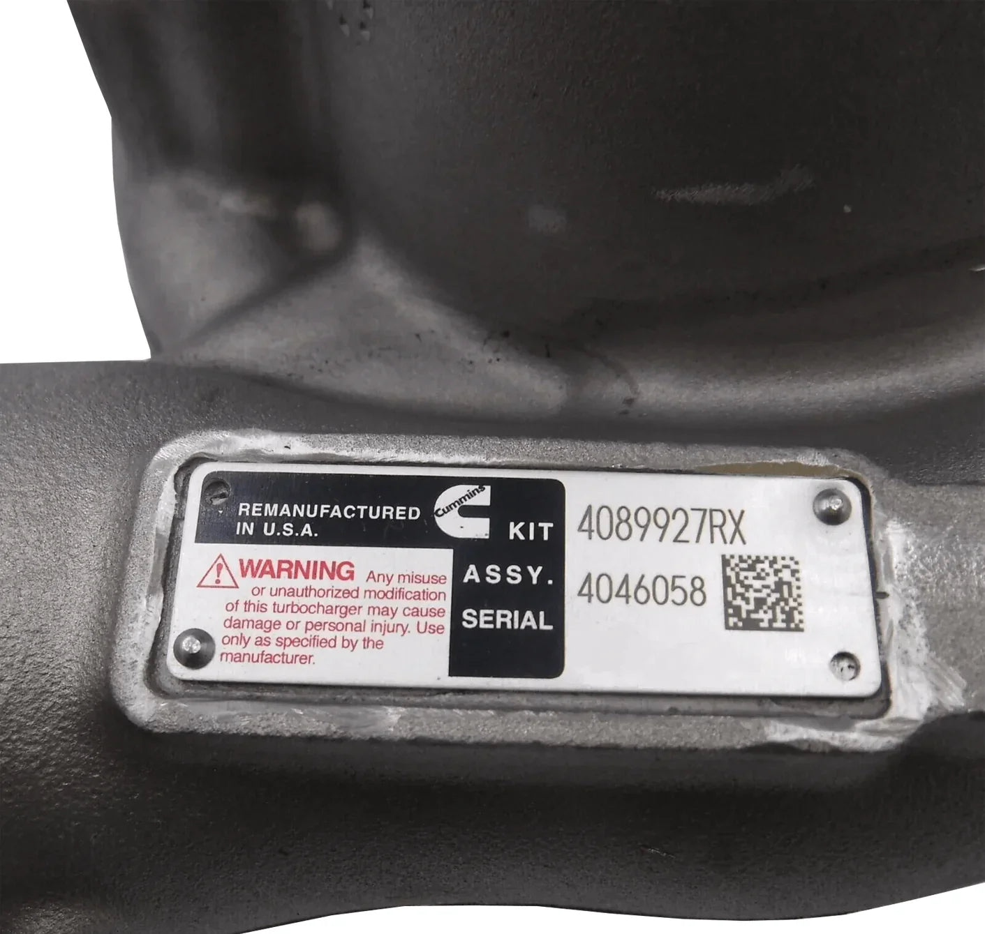 4089927Rx Genuine Cummins HX40W Turbocharger For Cummins ISC