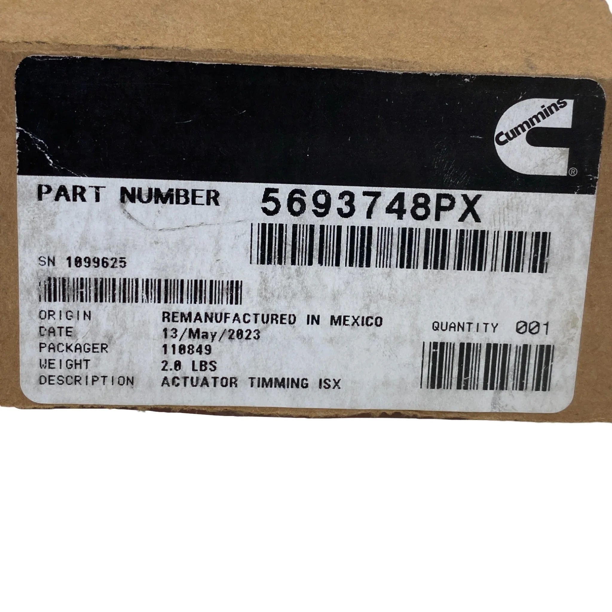 4089981NX Genuine Cummins Actuator Solenoid Valve Timing
