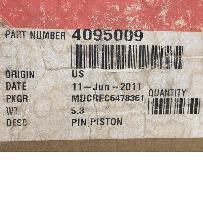 4095009 Genuine Cummins Piston Pin - ADVANCED TRUCK PARTS