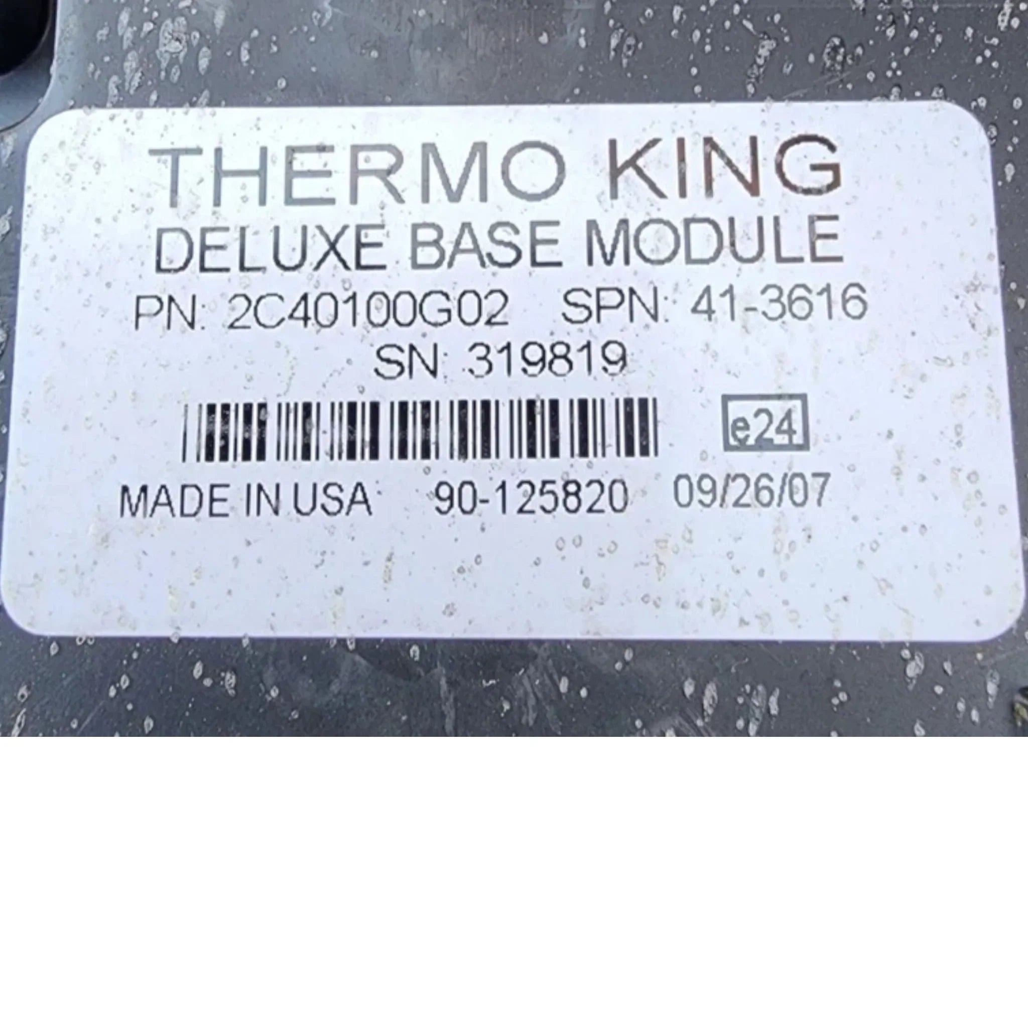 413616 Genuine Thermo King Deluxe Base Module